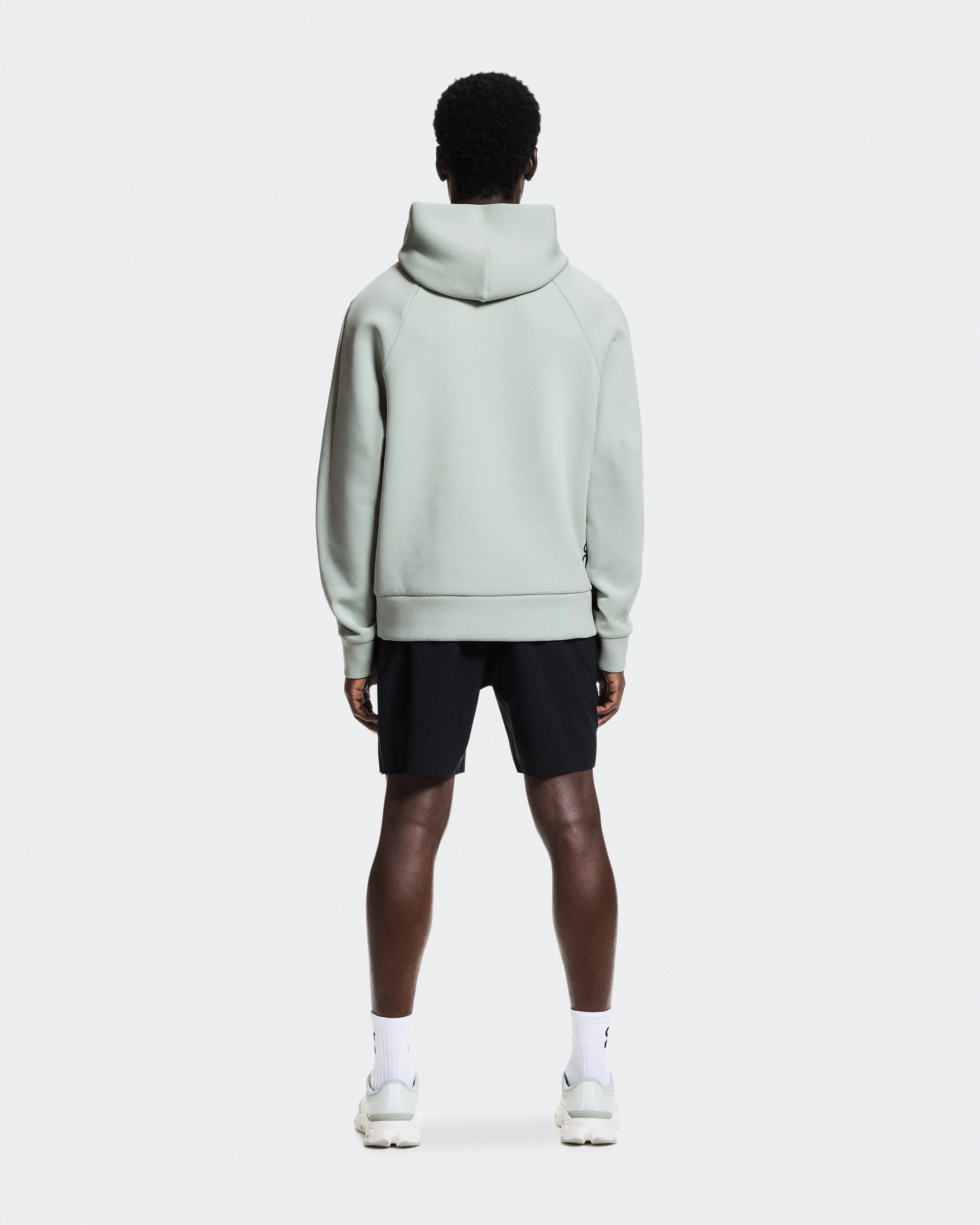 On Focus Tech Hoodie Mineral Men Hoodies and sweatshirts