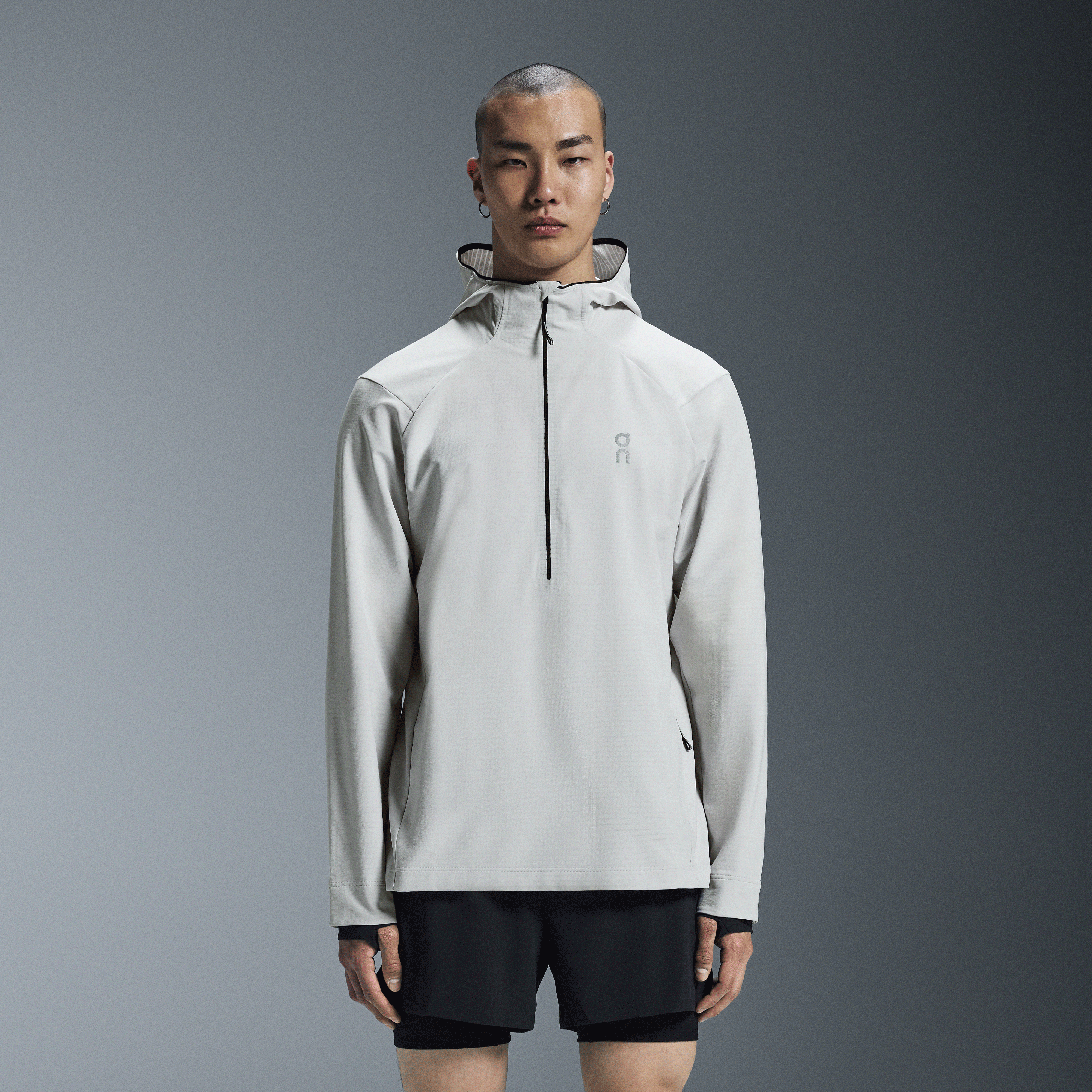 Pace Hoodie in Glacier