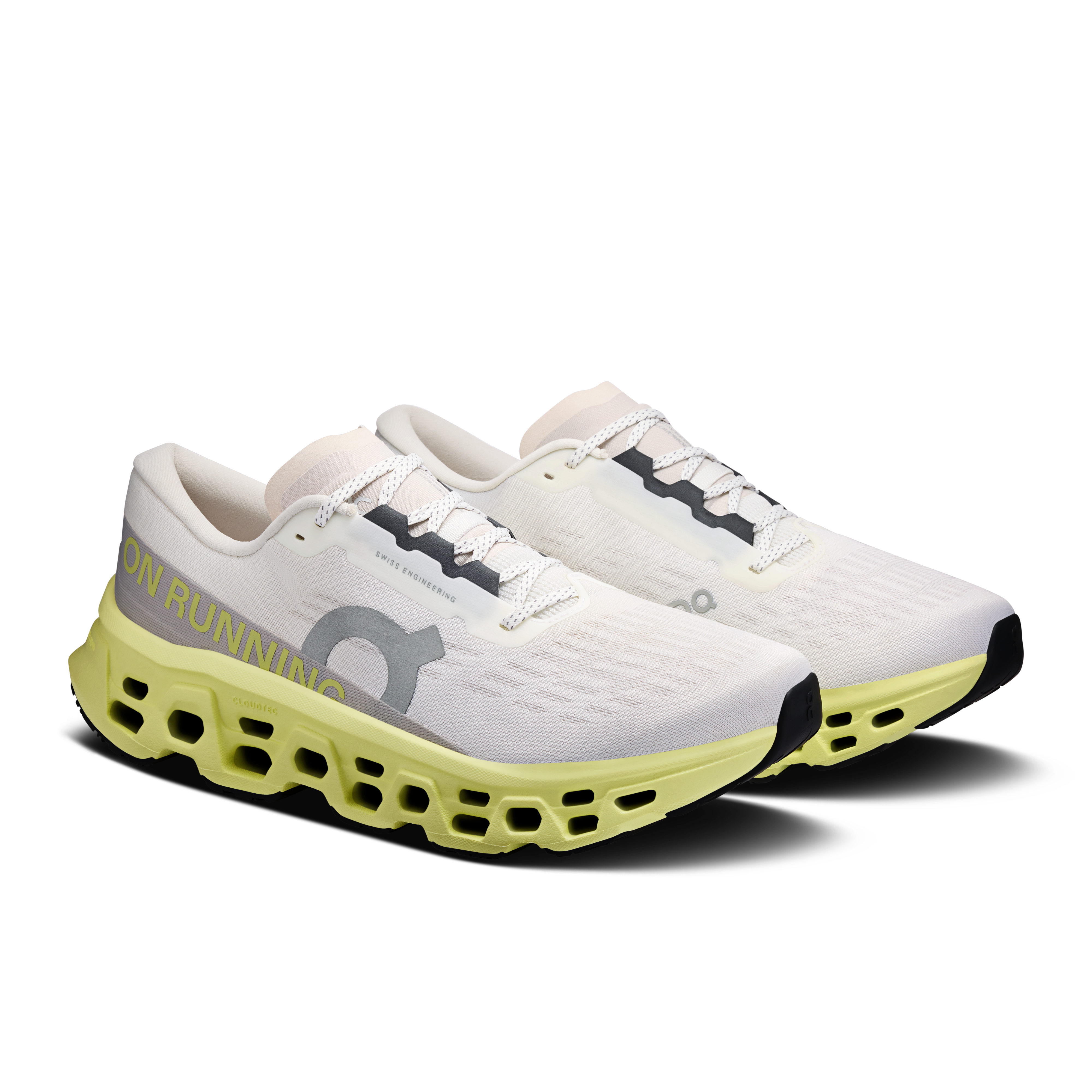 On Cloudmonster 3 Ivory & Limelight Men Road running Shoes