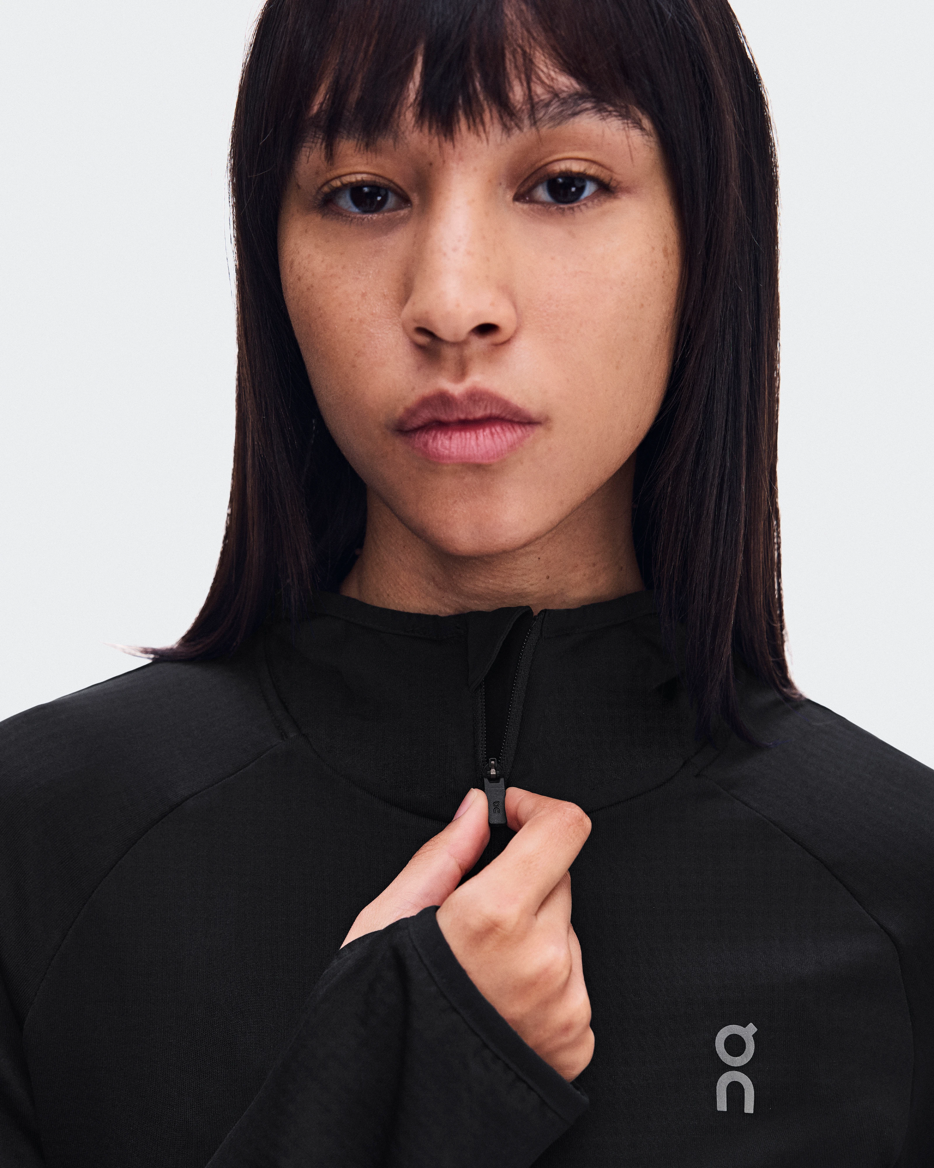 On Climate Zip Hoodie Black Women Hoodies and sweatshirts