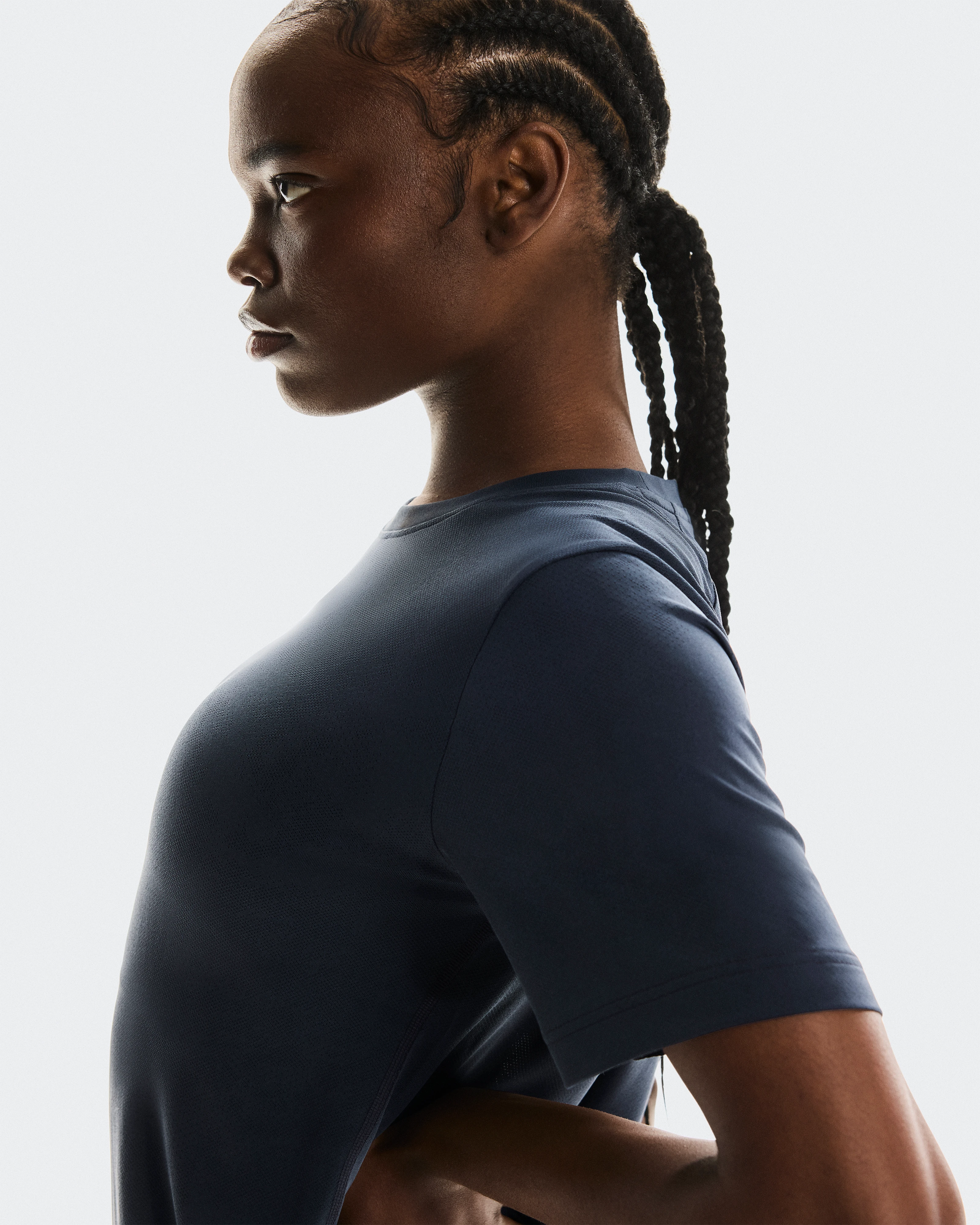 On Trail-T Navy Women Tops and t-shirts