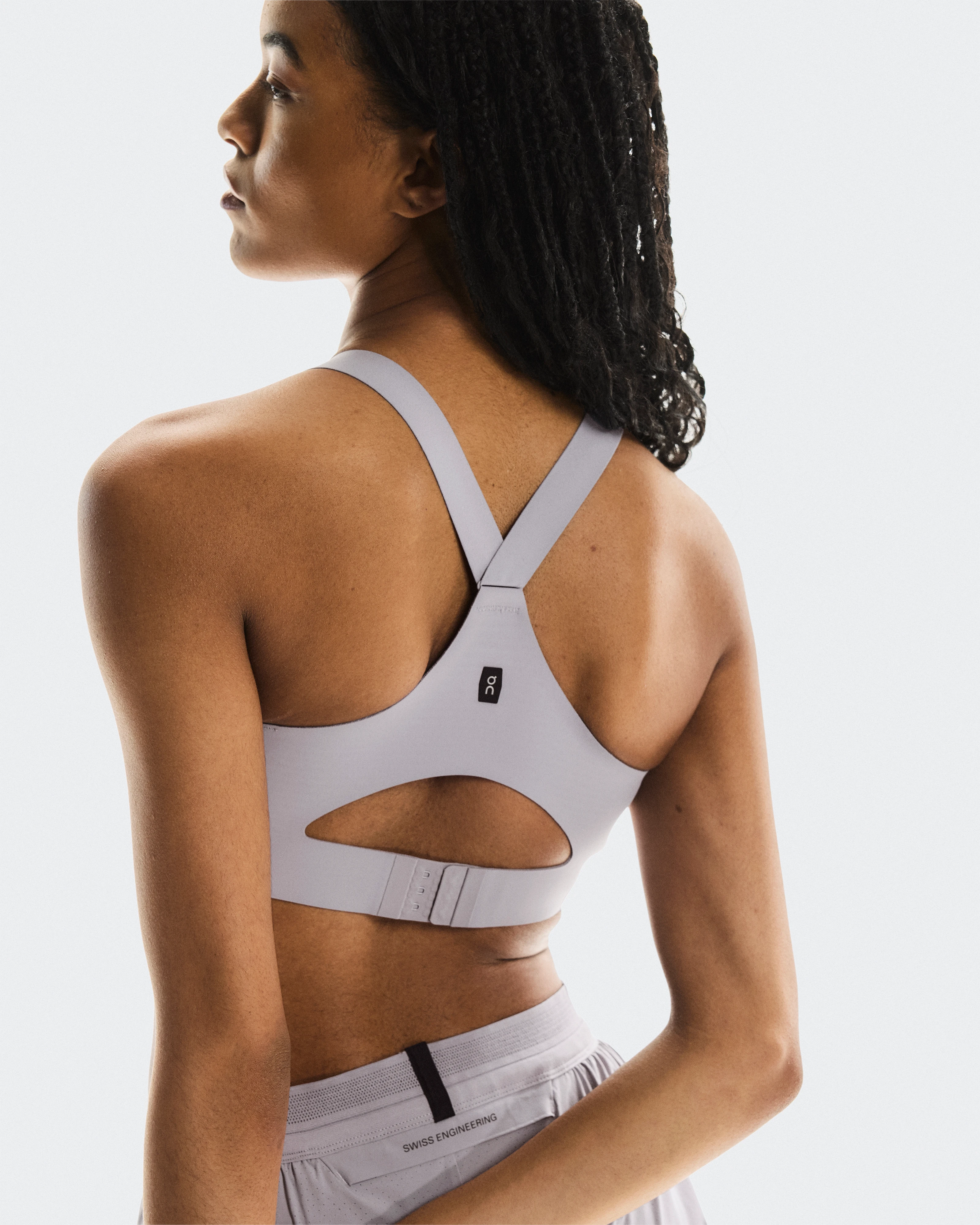 On Endurance Bra Zip Lilac Women Bras