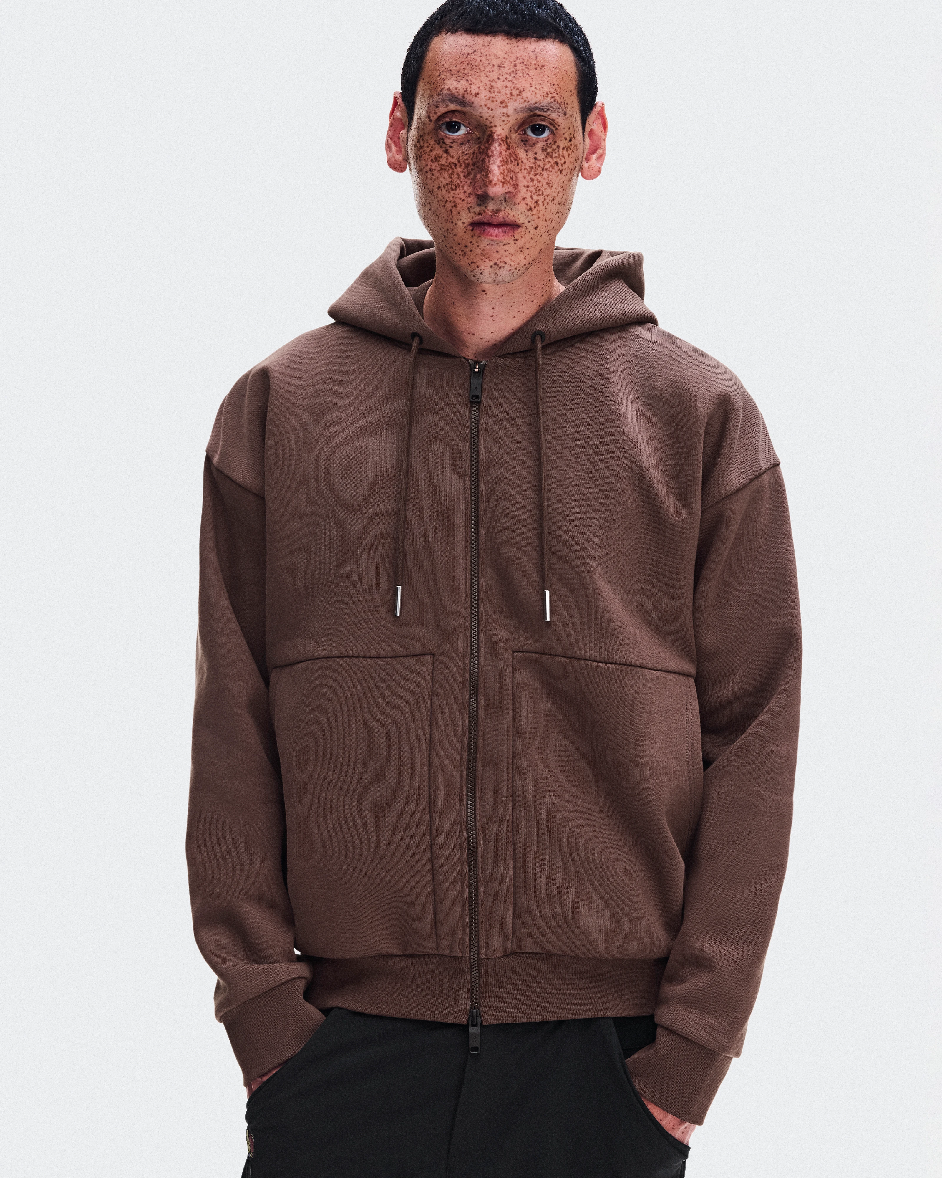On Utility Zip Hoodie SHG Medjool Unisex Hoodies and sweatshirts