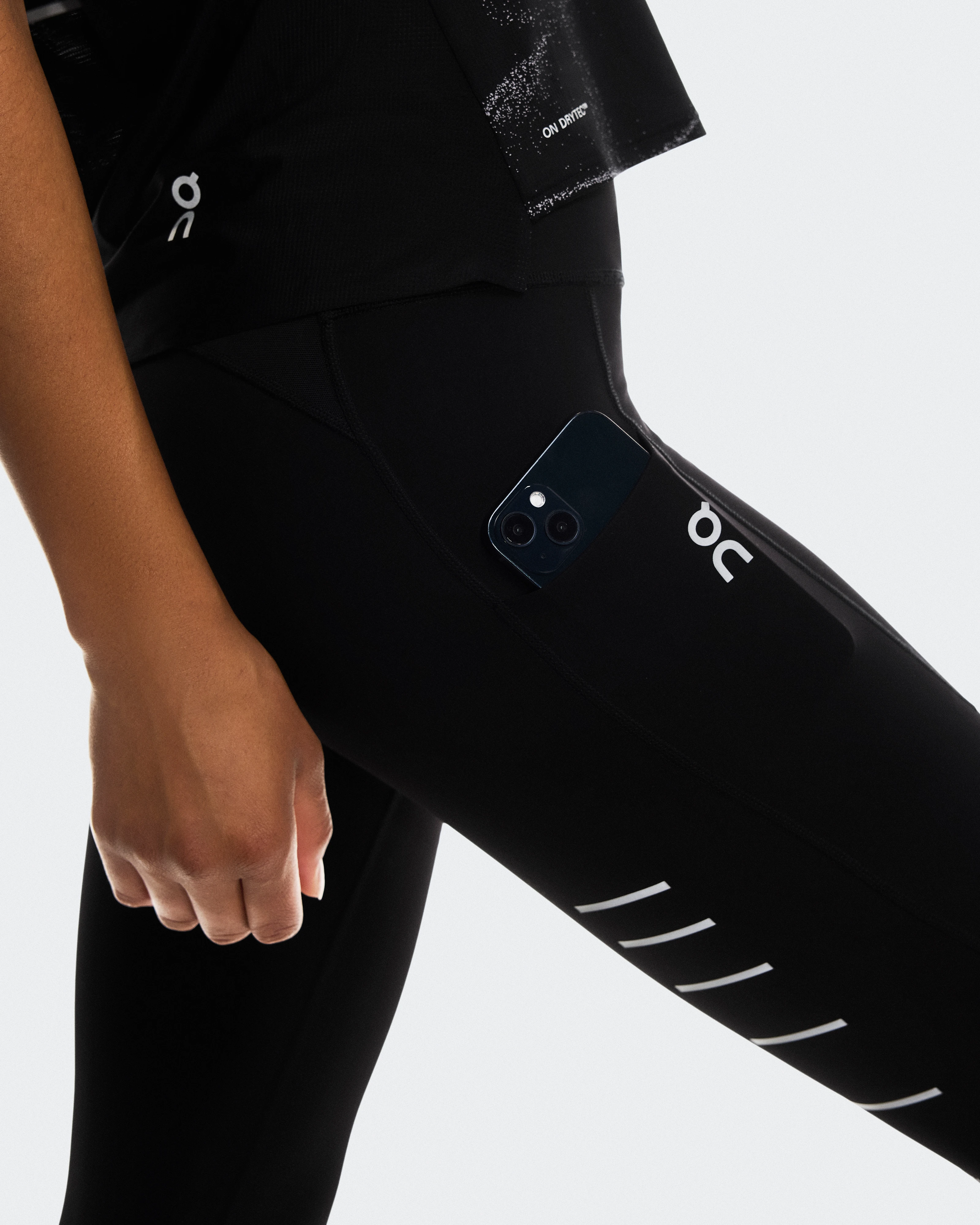 On Performance Tights Lumos Black Women Tights