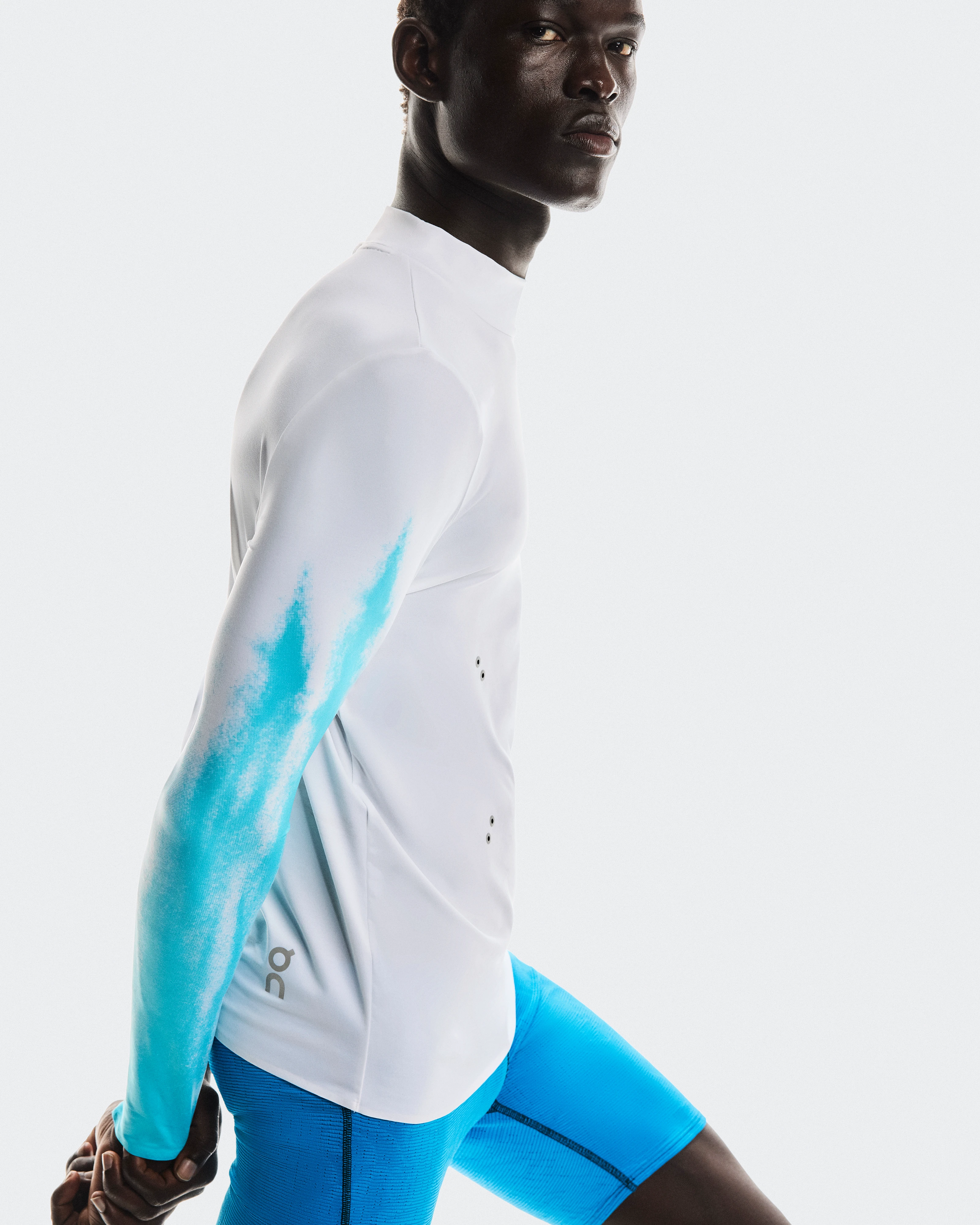 On Pace Long-T White & Horizon Men Tops and t-shirts