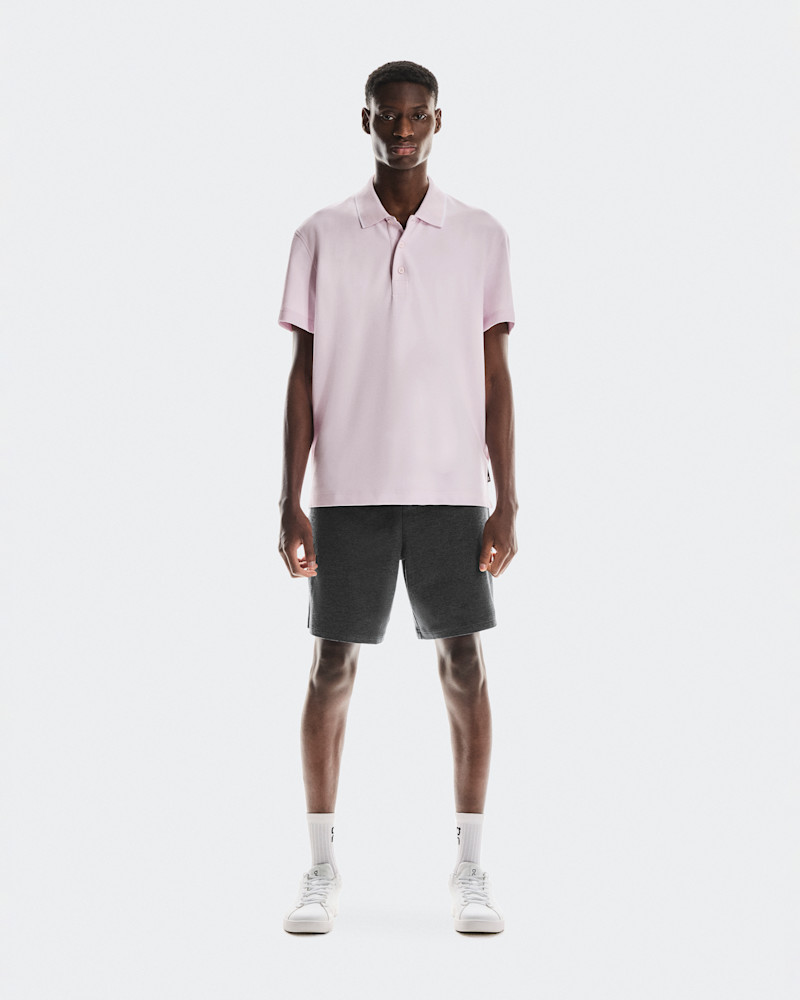 On Men's Courtside Polo Short-Sleeve Shirt in Orchid, Size: Medium, Polyester/Recycled Polyamide