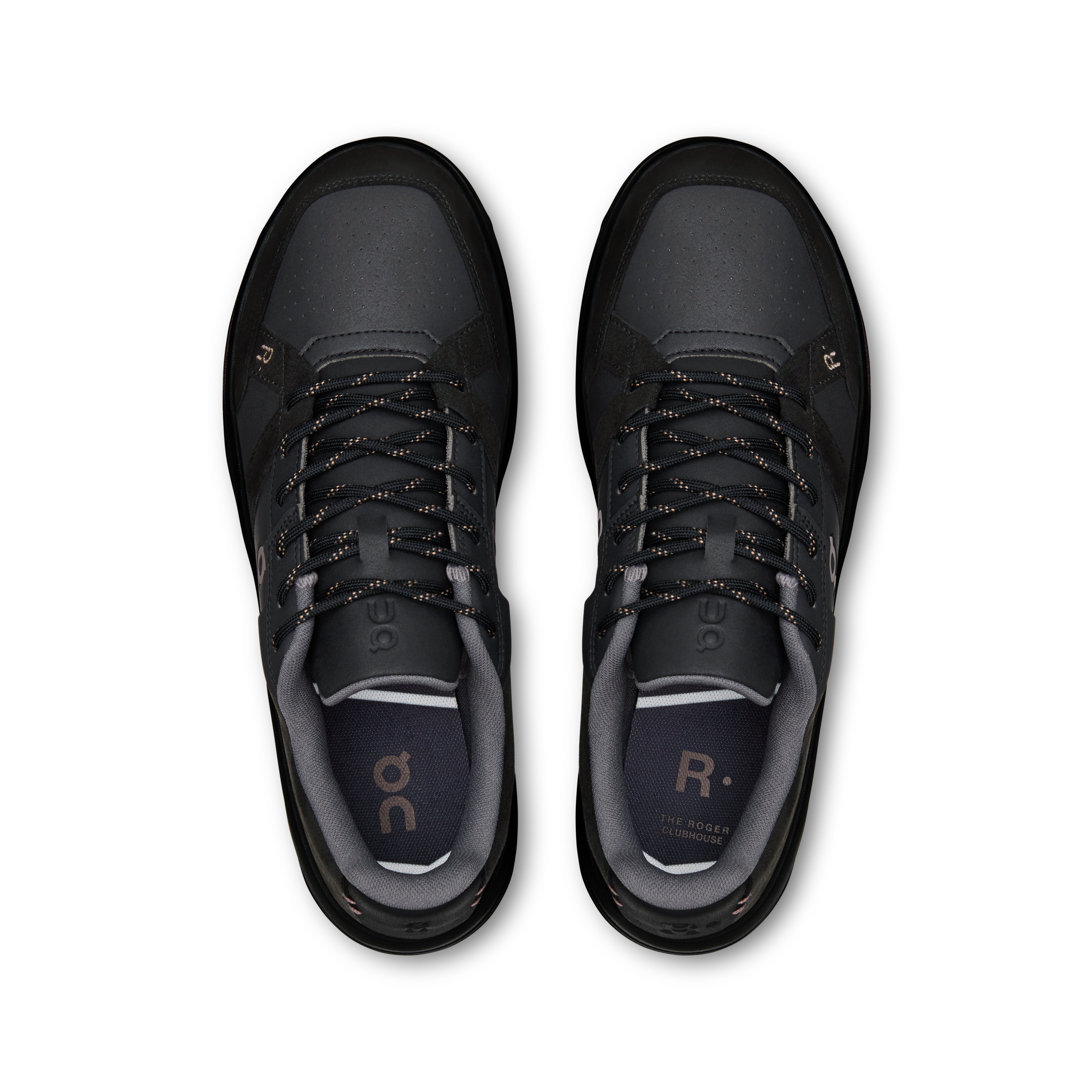 On THE ROGER Clubhouse Black & Ash Herren Aktiver Lebensstil Schuhe