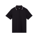 Courtside Polo Short-Sleeve Shirt in Black