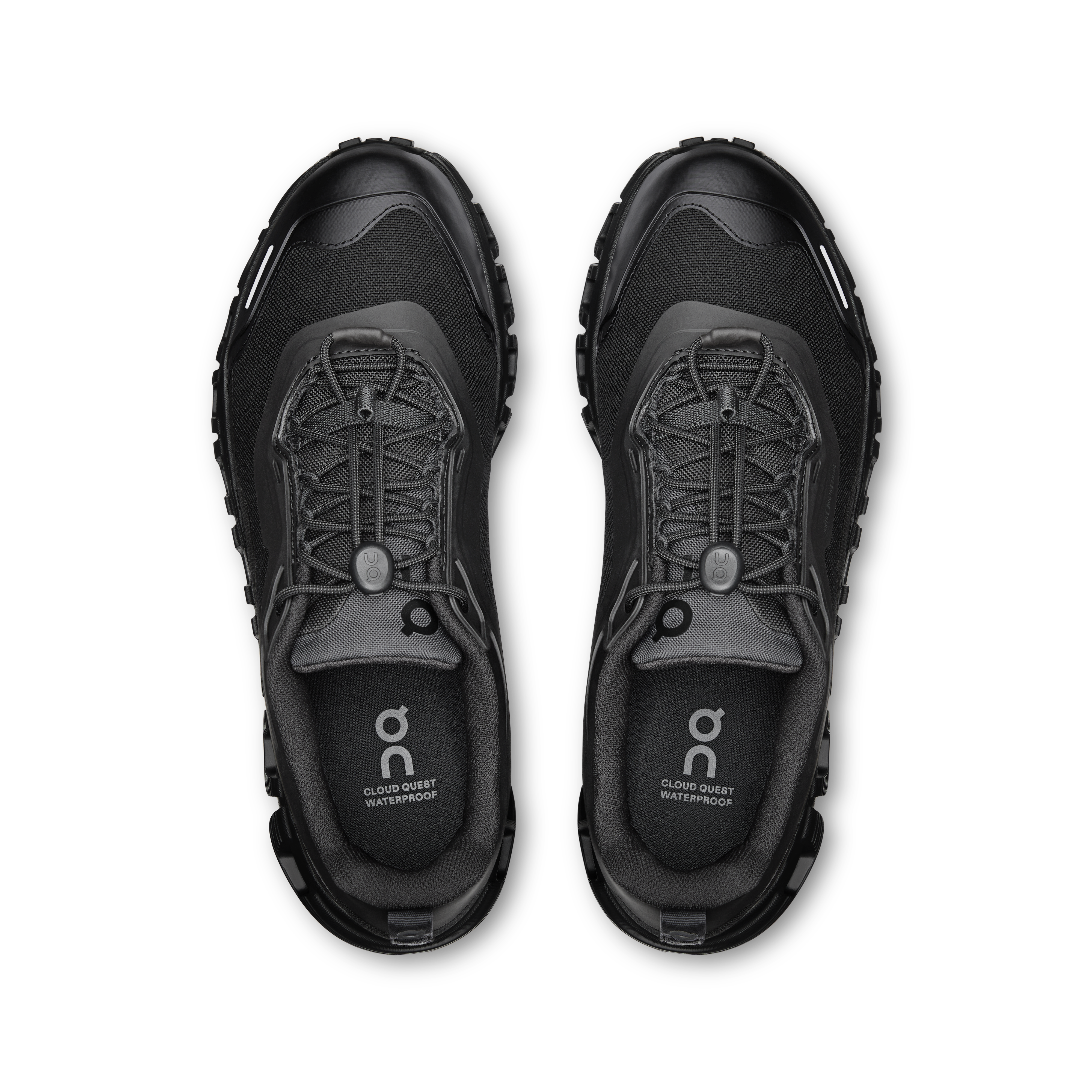 On Cloud 6 Geo Waterproof Black & Black ウィメンズ デイリー シューズ