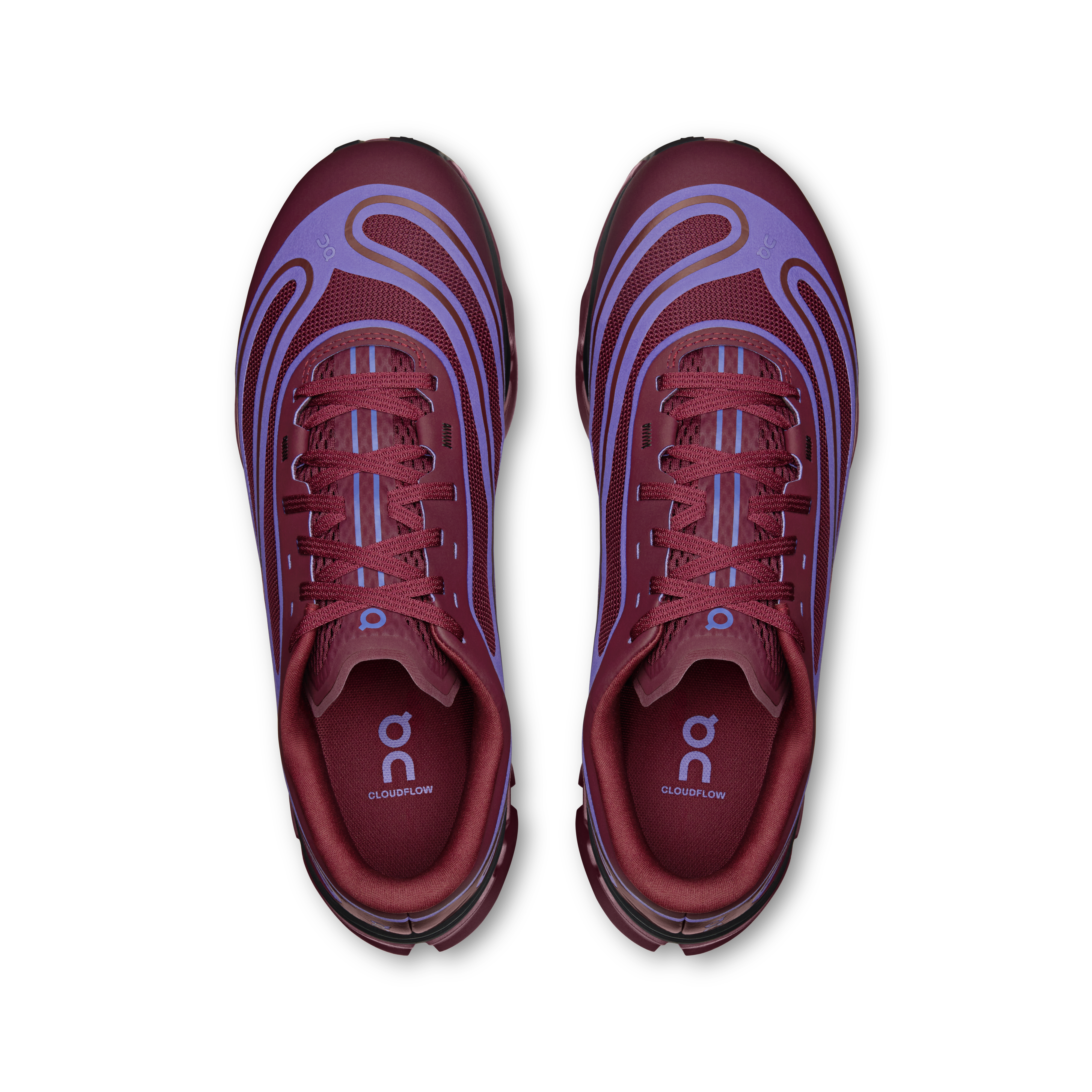 On Cloudflow 5 AD Maroon & Tyrian Men Active life Shoes