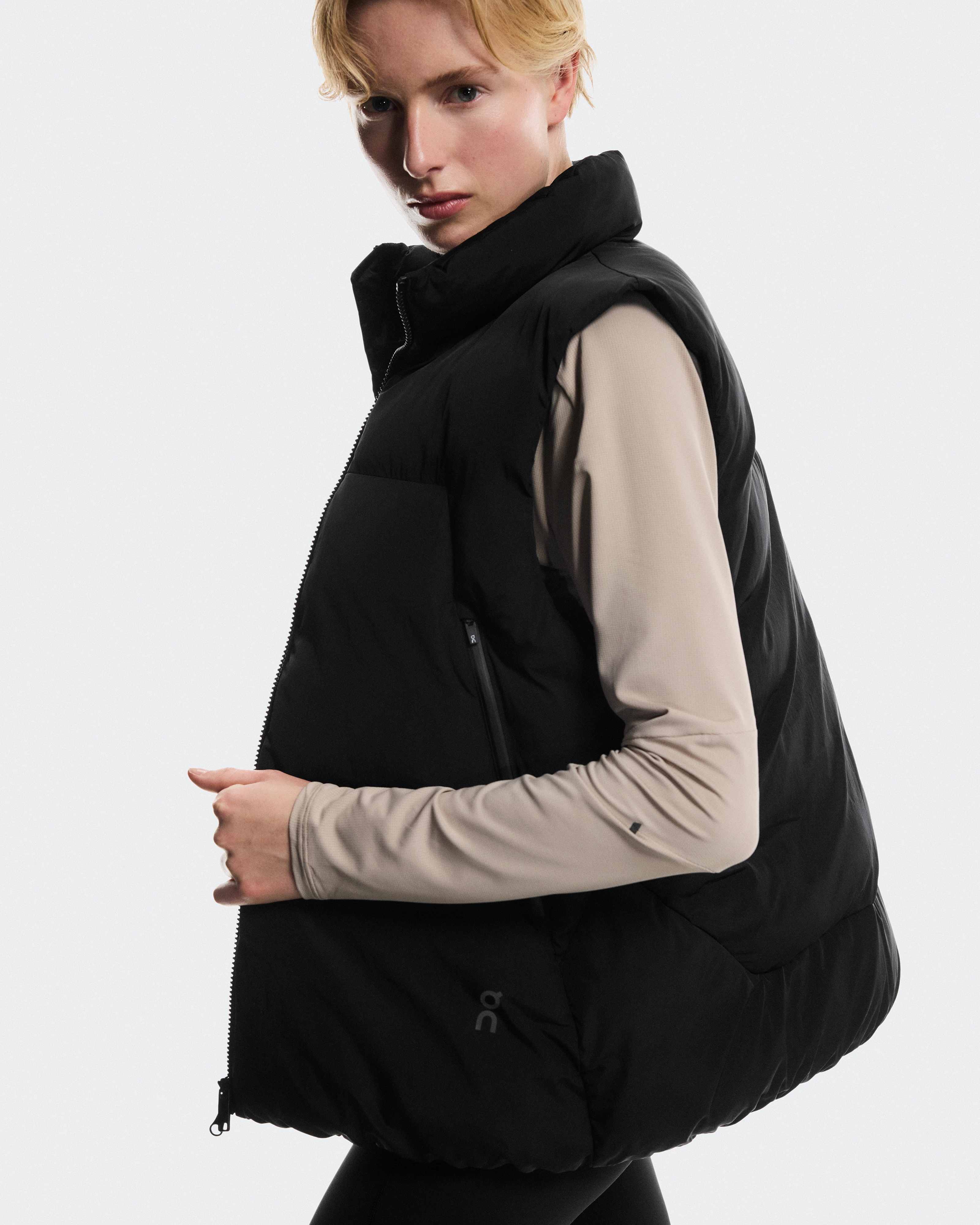 On All-Day Puffer Vest Black Women Jackets