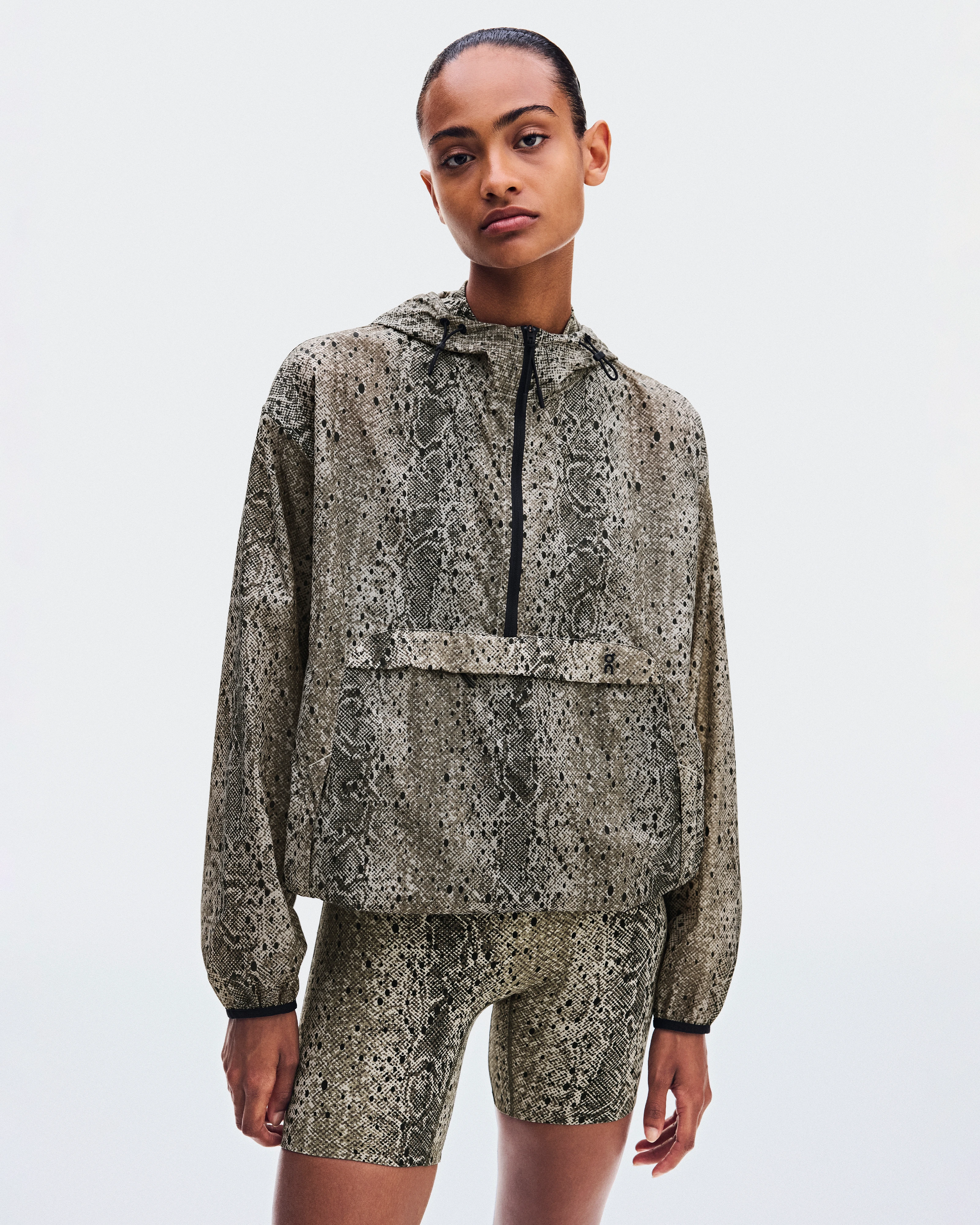 On Half-Zip Anorak Antler & Black Women Jackets