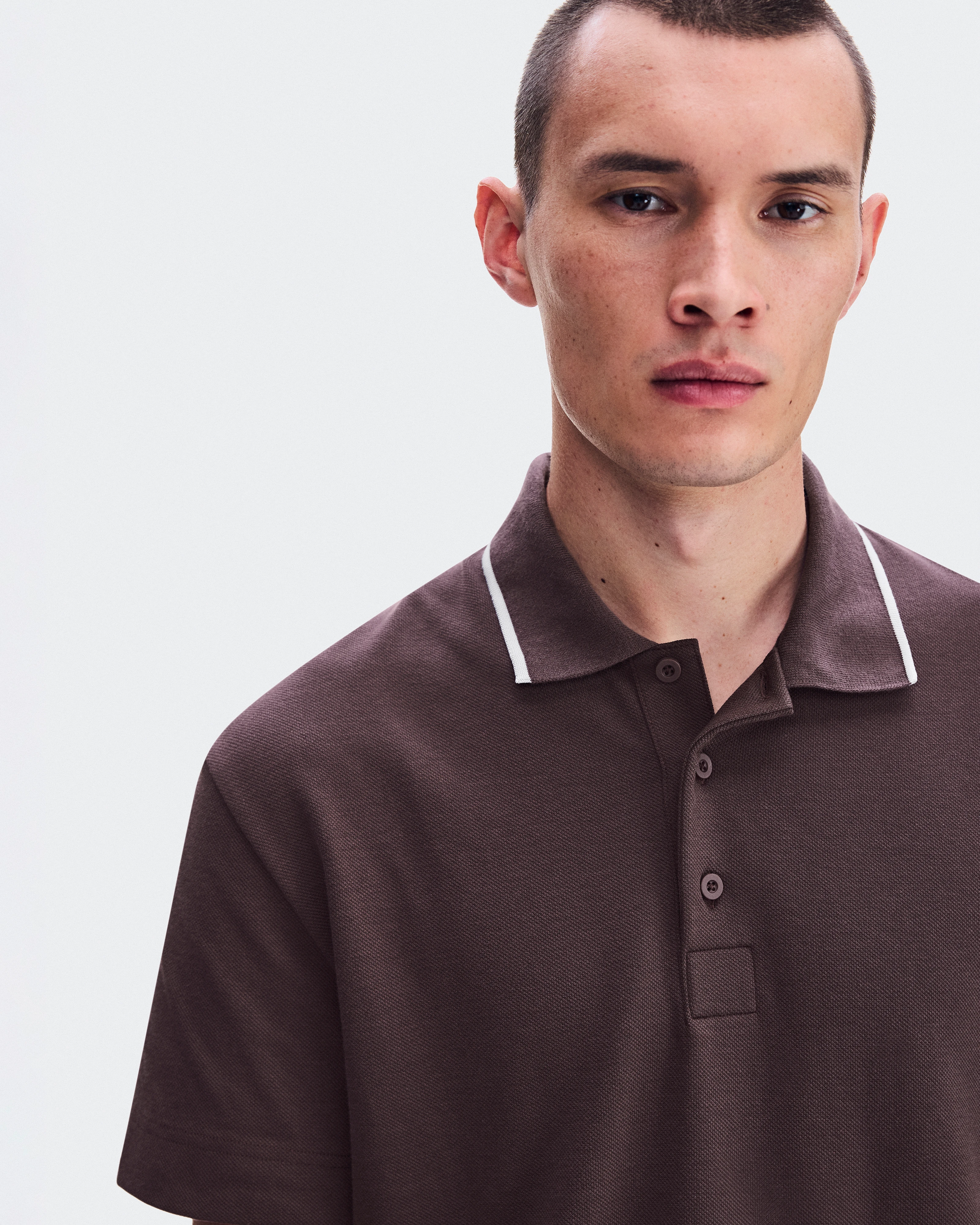 On Courtside Polo Mulberry Men Tops and t-shirts