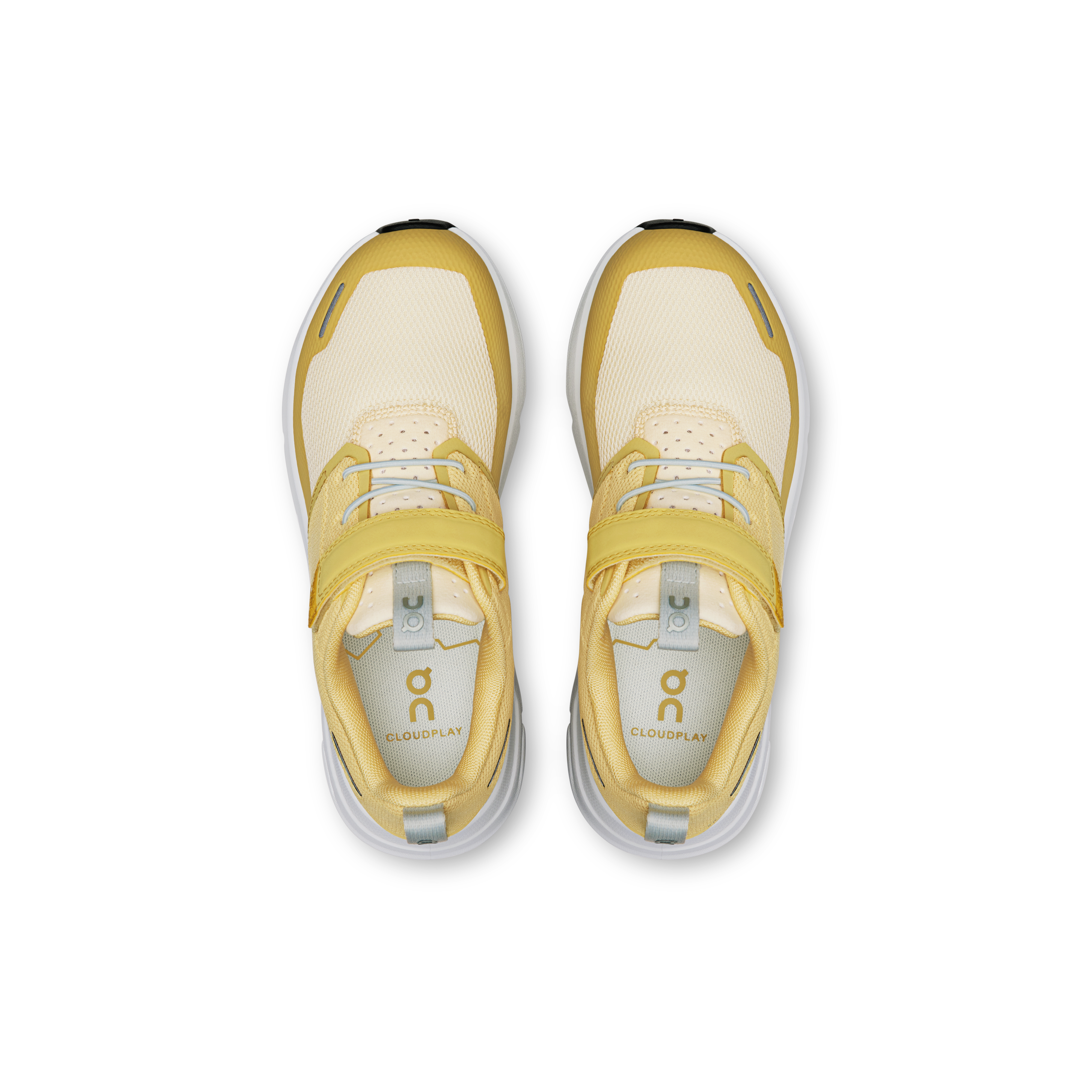 On Cloud Play Citrine & White Kids Active life Shoes