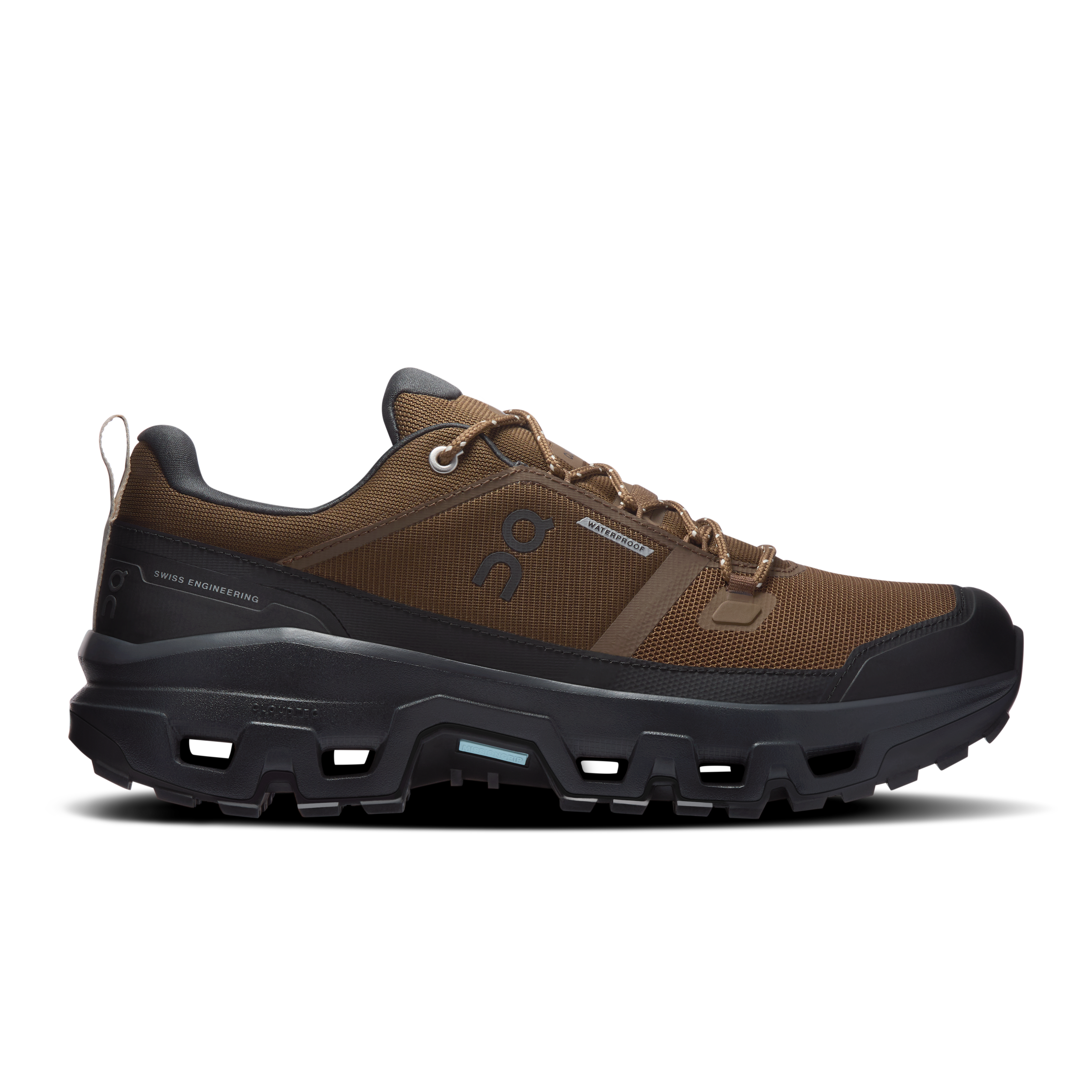Cloudrock Low Waterproof Hiking Shoe in Earth/Black