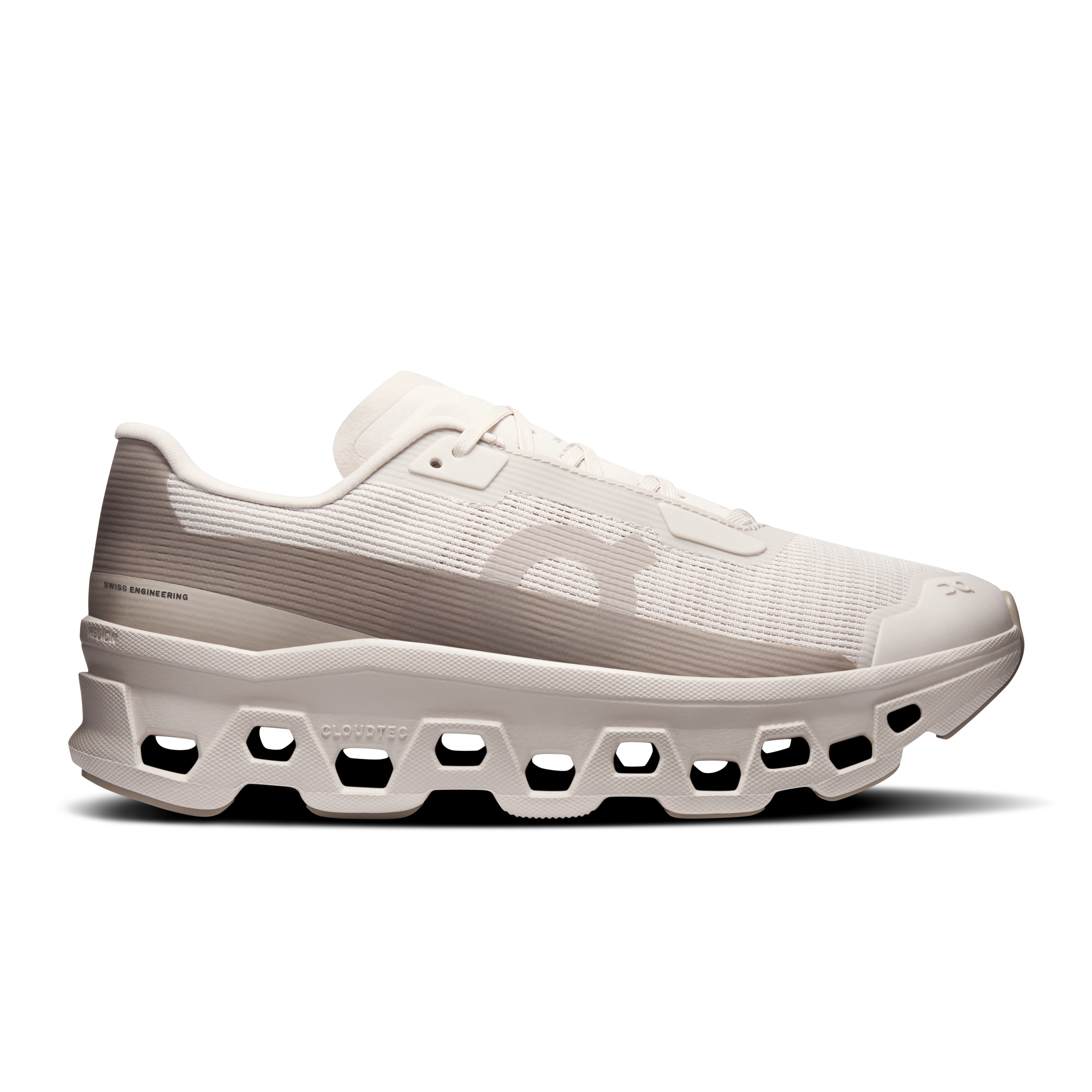 On Cloudmonster Void Beige Women Women – All day movement, CloudTec®, Helion™ superfoam Shoes