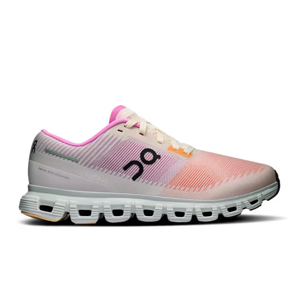 Cloud 6 Push Gym Shoe in Tangerine/Raspberry