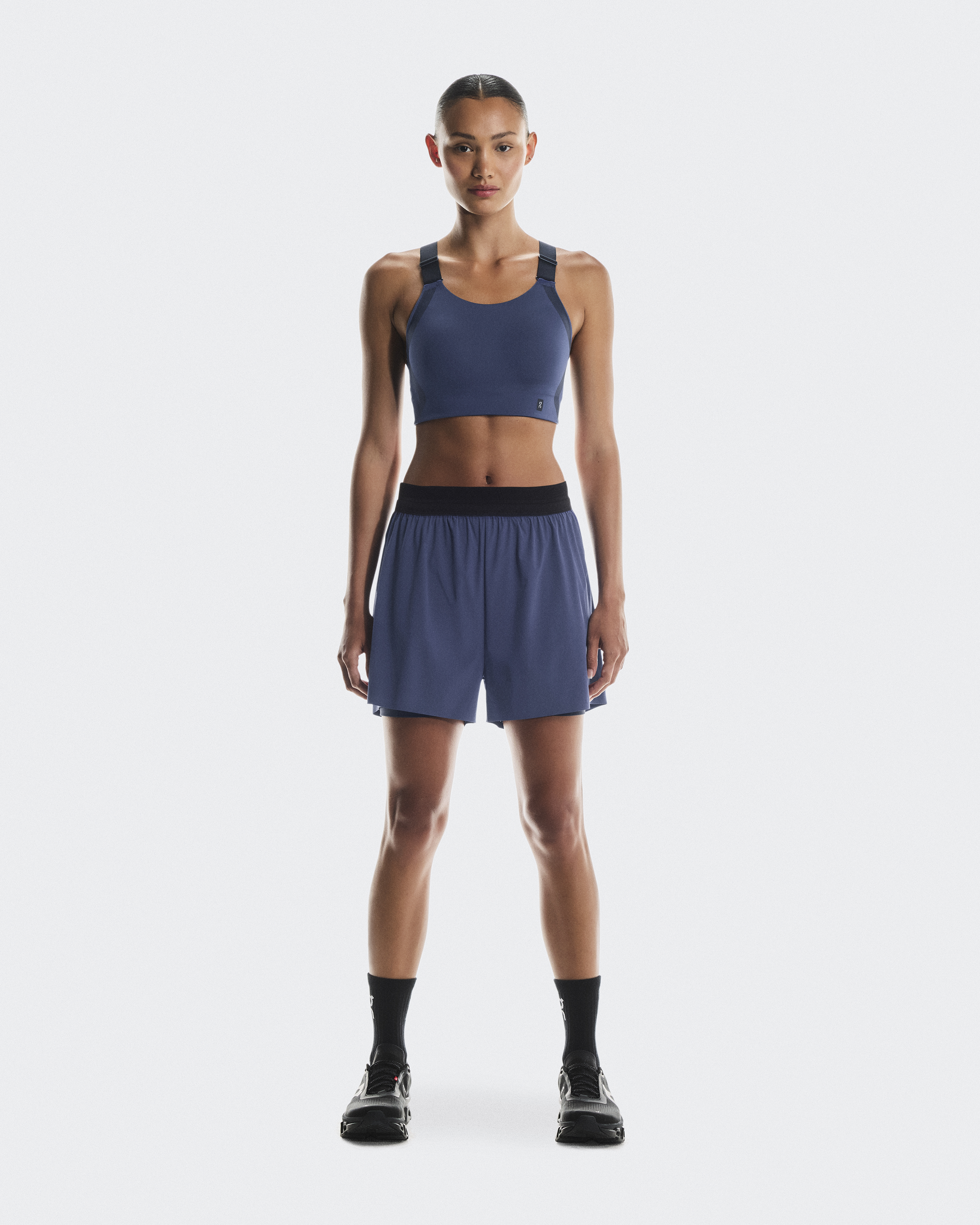 On Performance Flex Bra para Mujer en Acai/Navy, Talla: XS, Polyester
