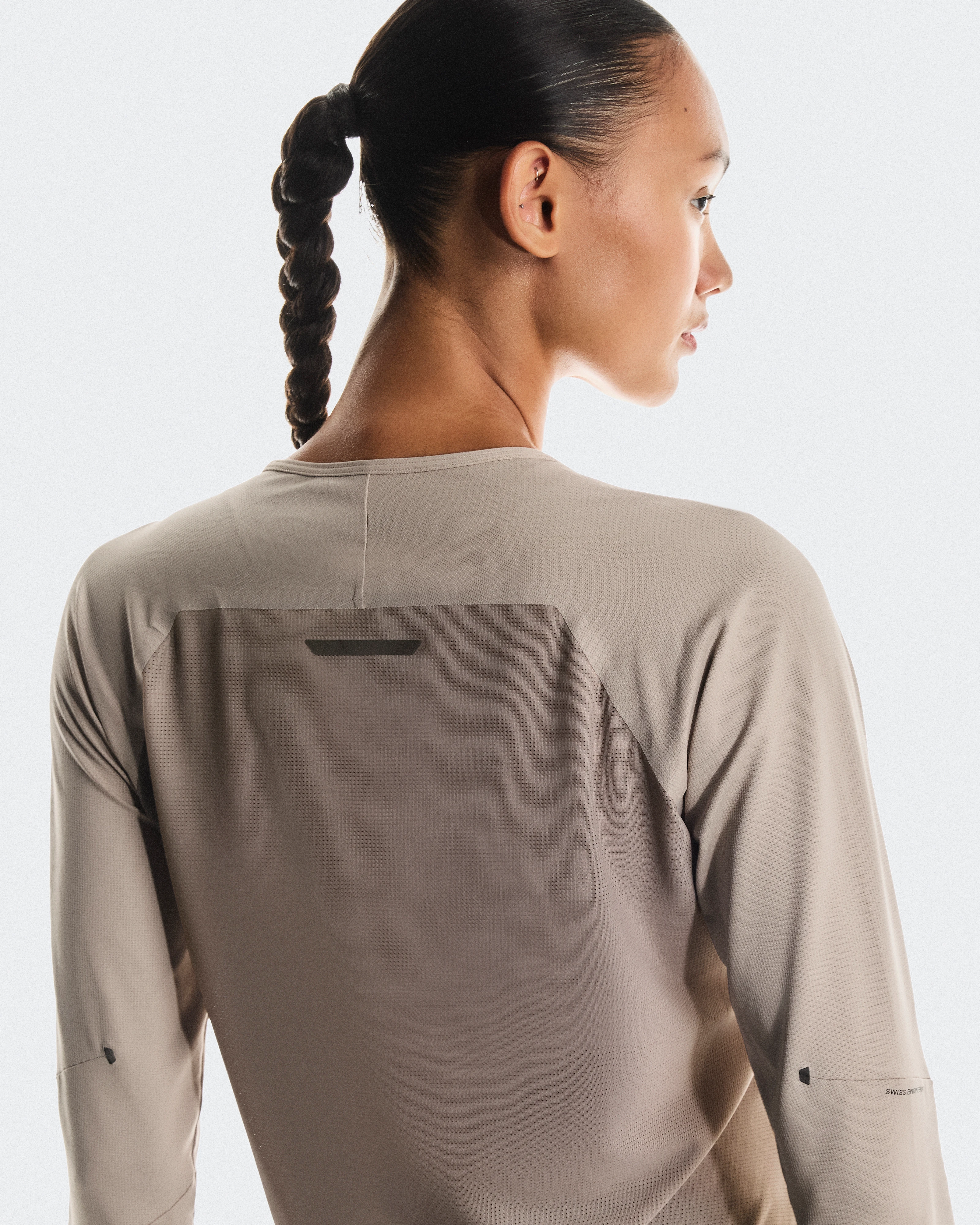 On Performance Long-T Desert & Cinder Women Tops and t-shirts
