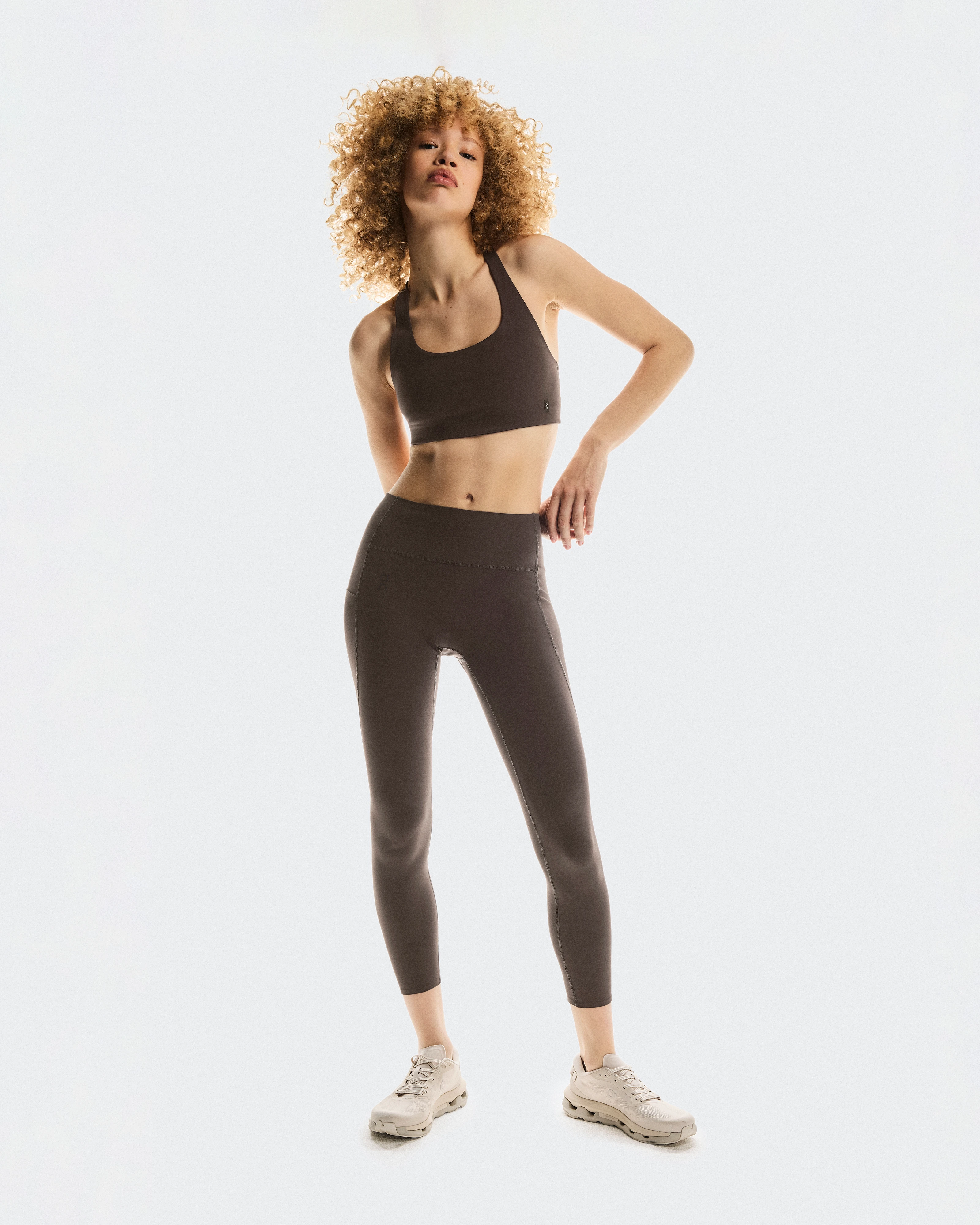 On Studio Tights 7/8 Pebble ウィメンズ タイツ