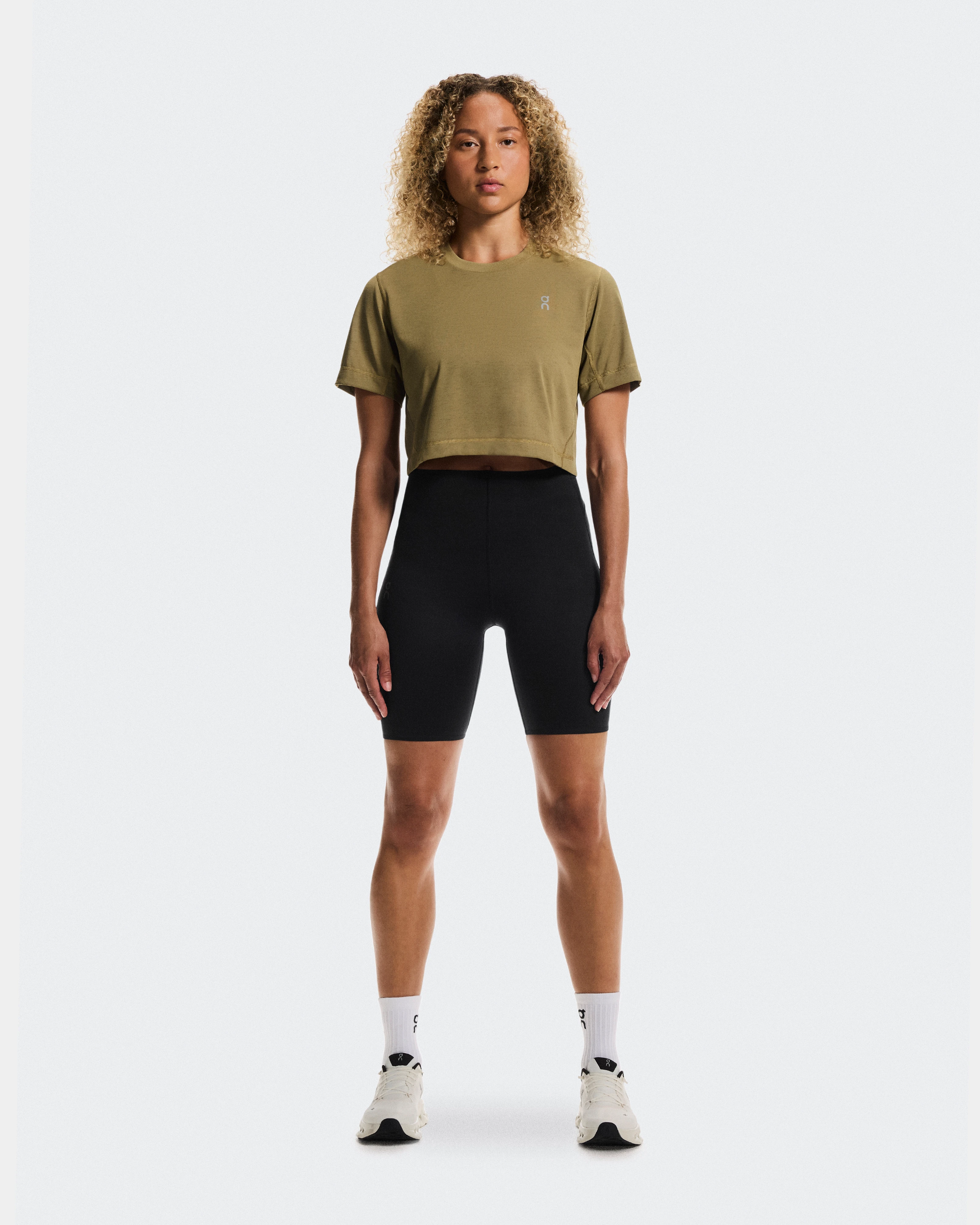 On Train-T Crop Nutmeg Women Tops and t-shirts