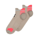 Performance Run Sock Low in Desert/Pink