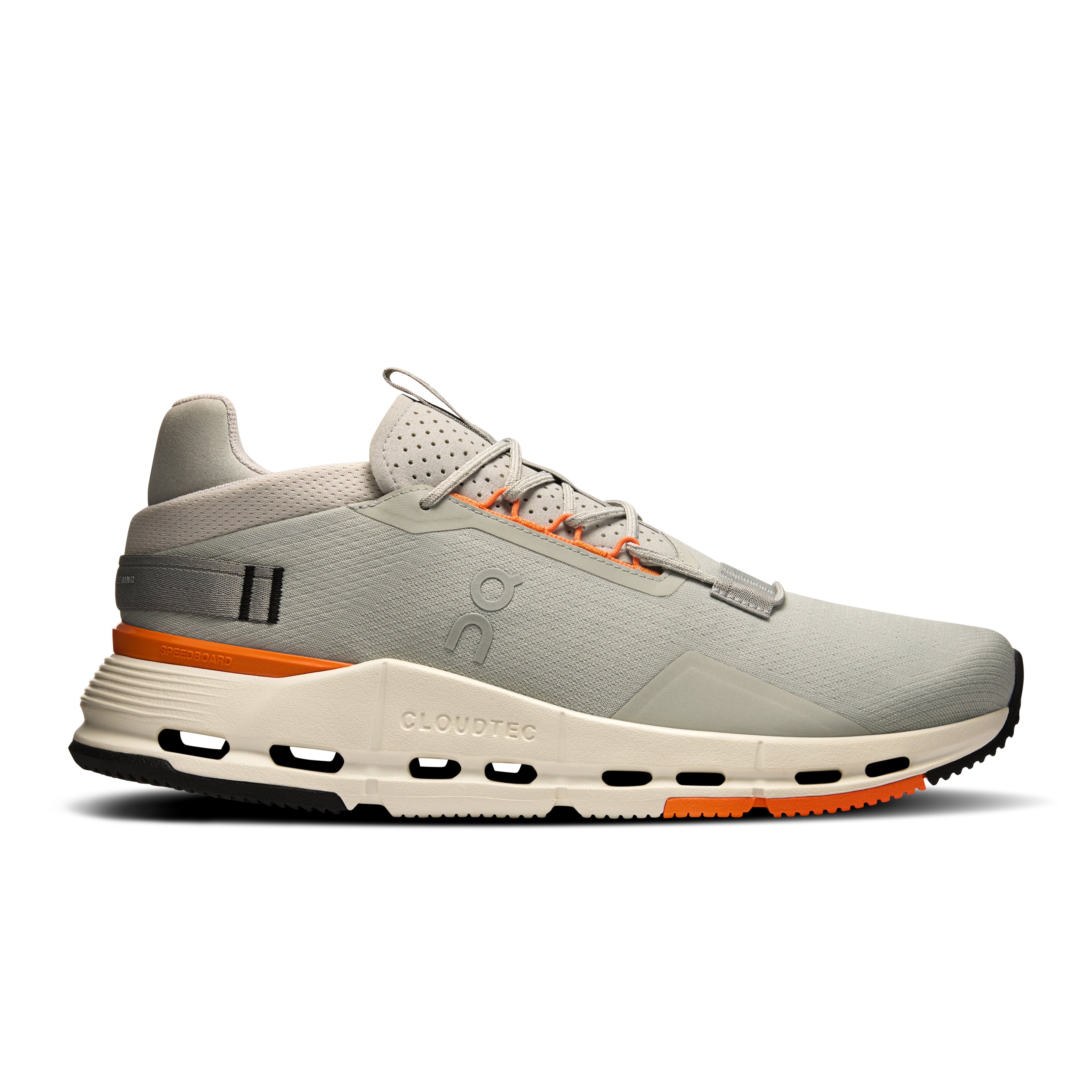 On Cloudnova 2 Grau Gelb Herren Herren – Alltagsschuhe, Bequem, Lifestyle Schuhe