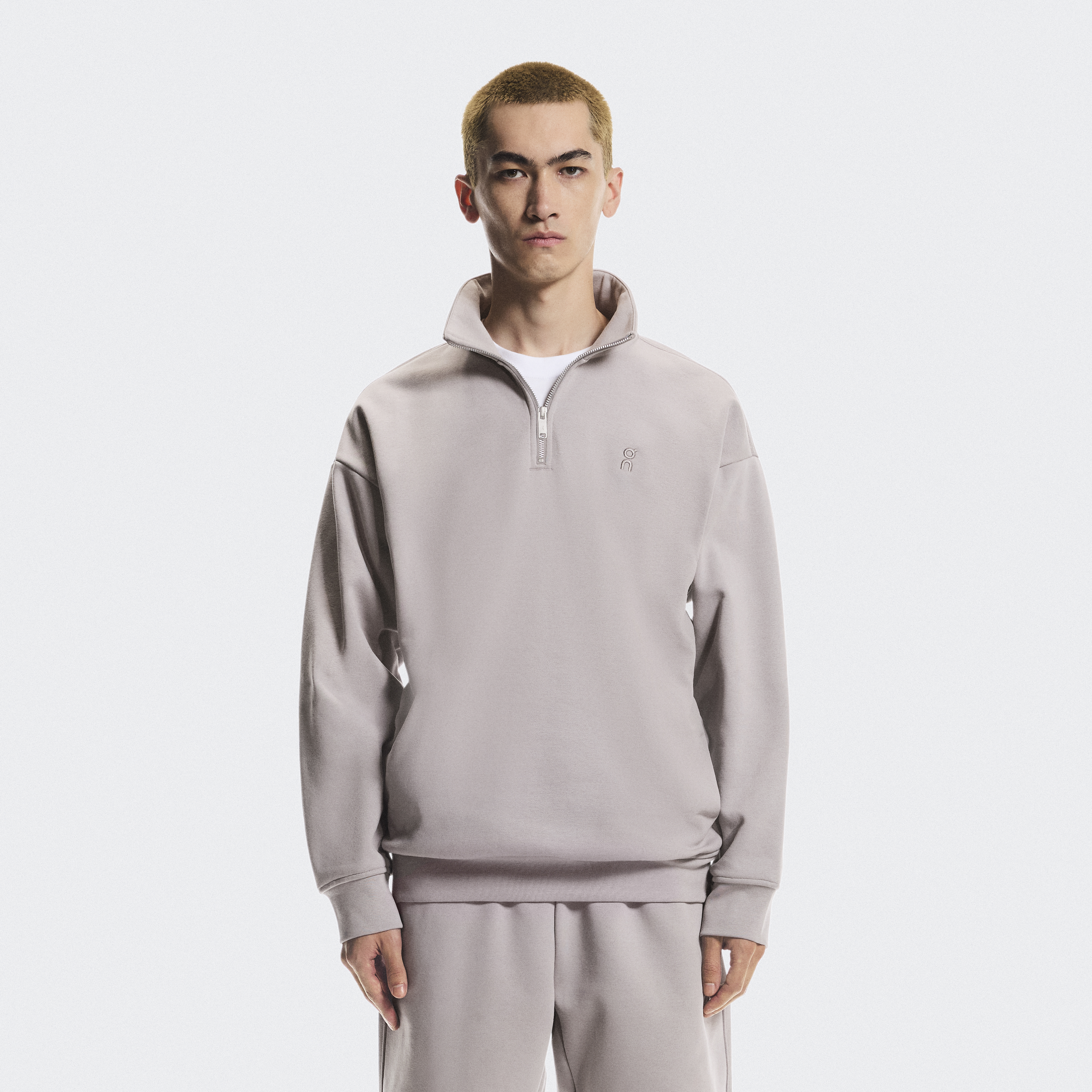 Club Collective 1/4 Zip Sweater in Ore