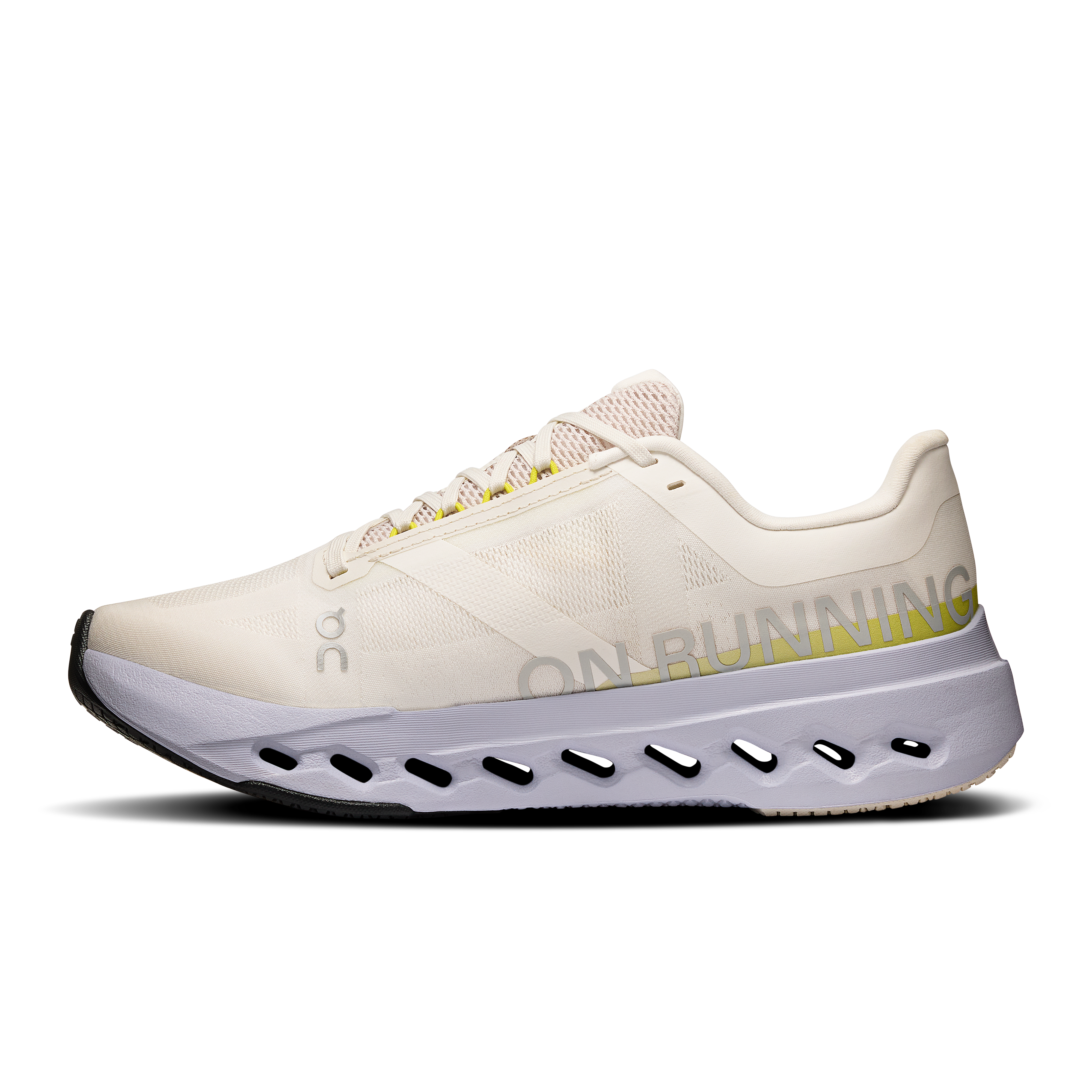 On Cloudsurfer Next Ivory & Nimbus Damen Strassenlauf Schuhe