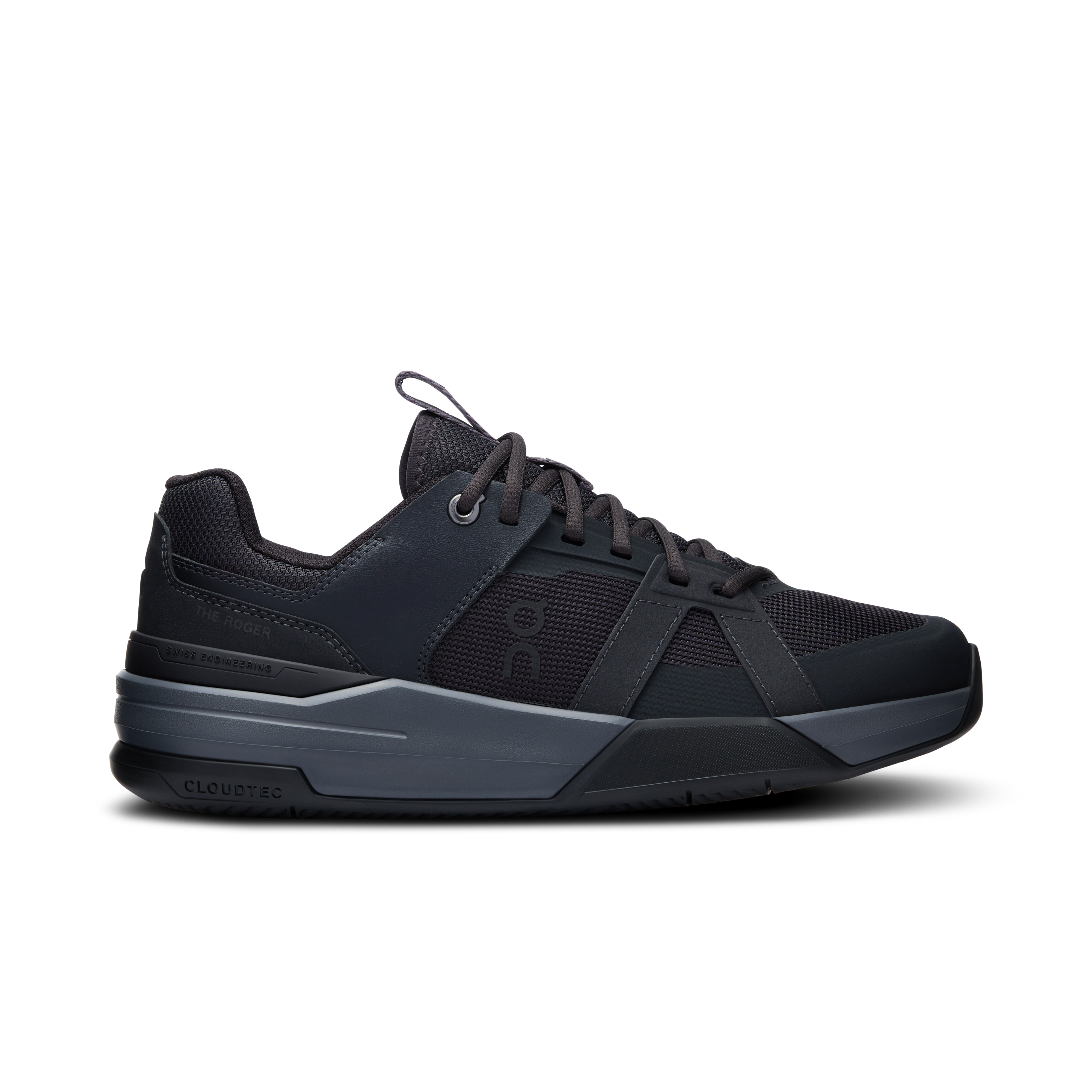 THE ROGER Clubhouse Pro Youth Lifestyle Shoe in Black/Eclipse