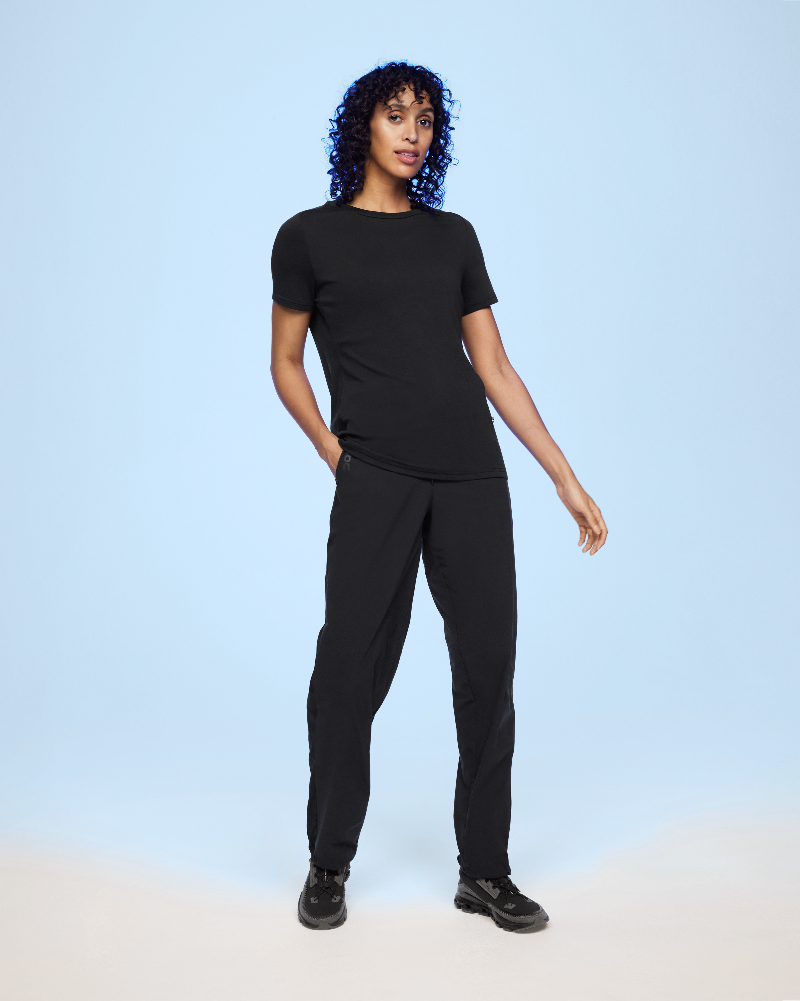 On Focus-T Black Femme Hauts et t-shirts