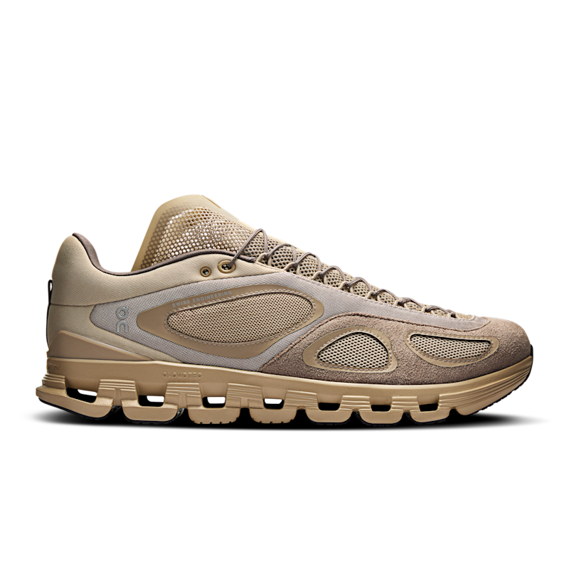 On Men's Cloud X FKA Lifestyle Shoe in Desert, Size: 8.5, Recycled Polyester