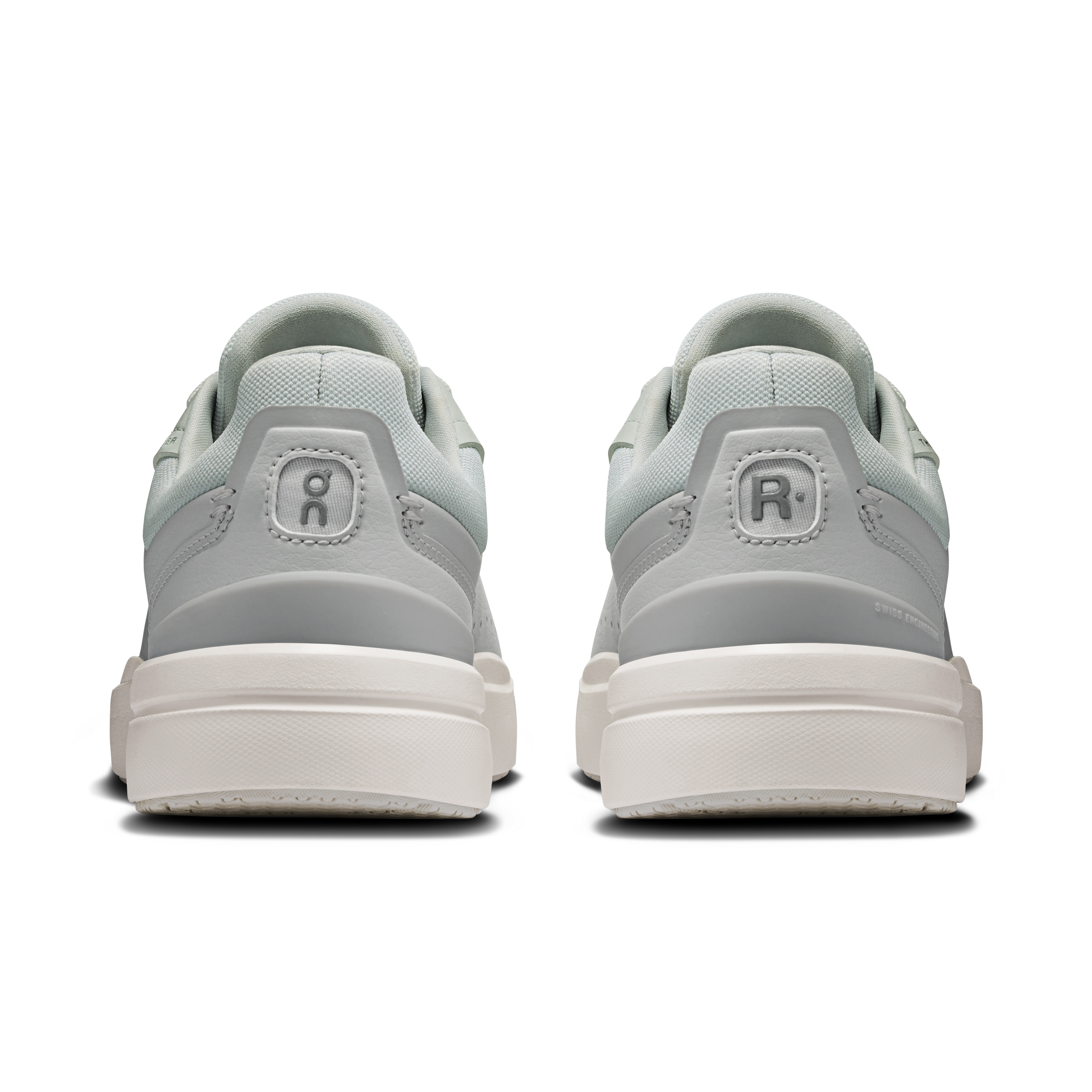 On THE ROGER Advantage Wolf & Glacier Women Tennis Shoes