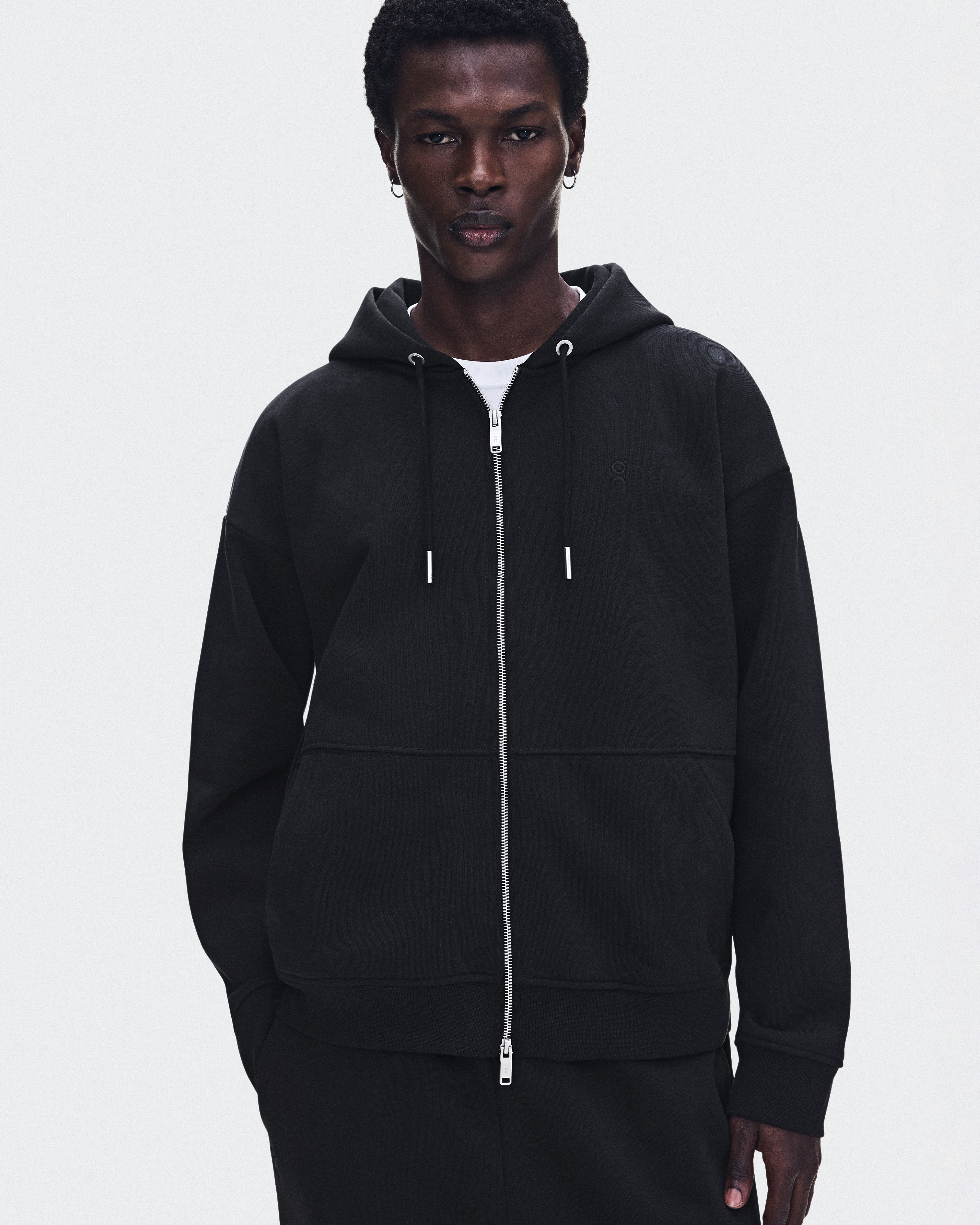 Men's Club Collective Full Zip Hoodie | Black | On Denmark
