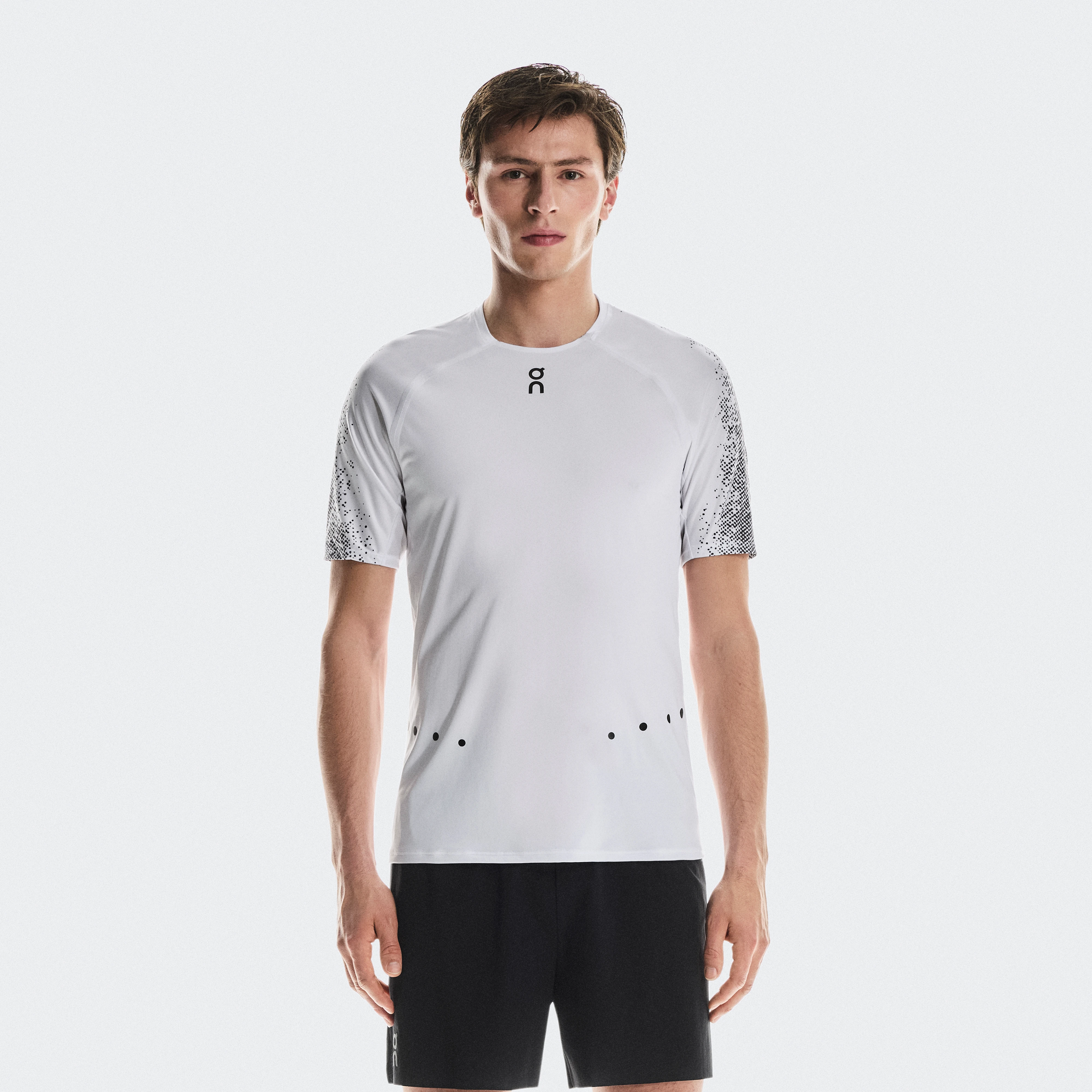 On Ultra-T White Grey Men Men – Trail running, outdoor, breathable Tops and t-shirts