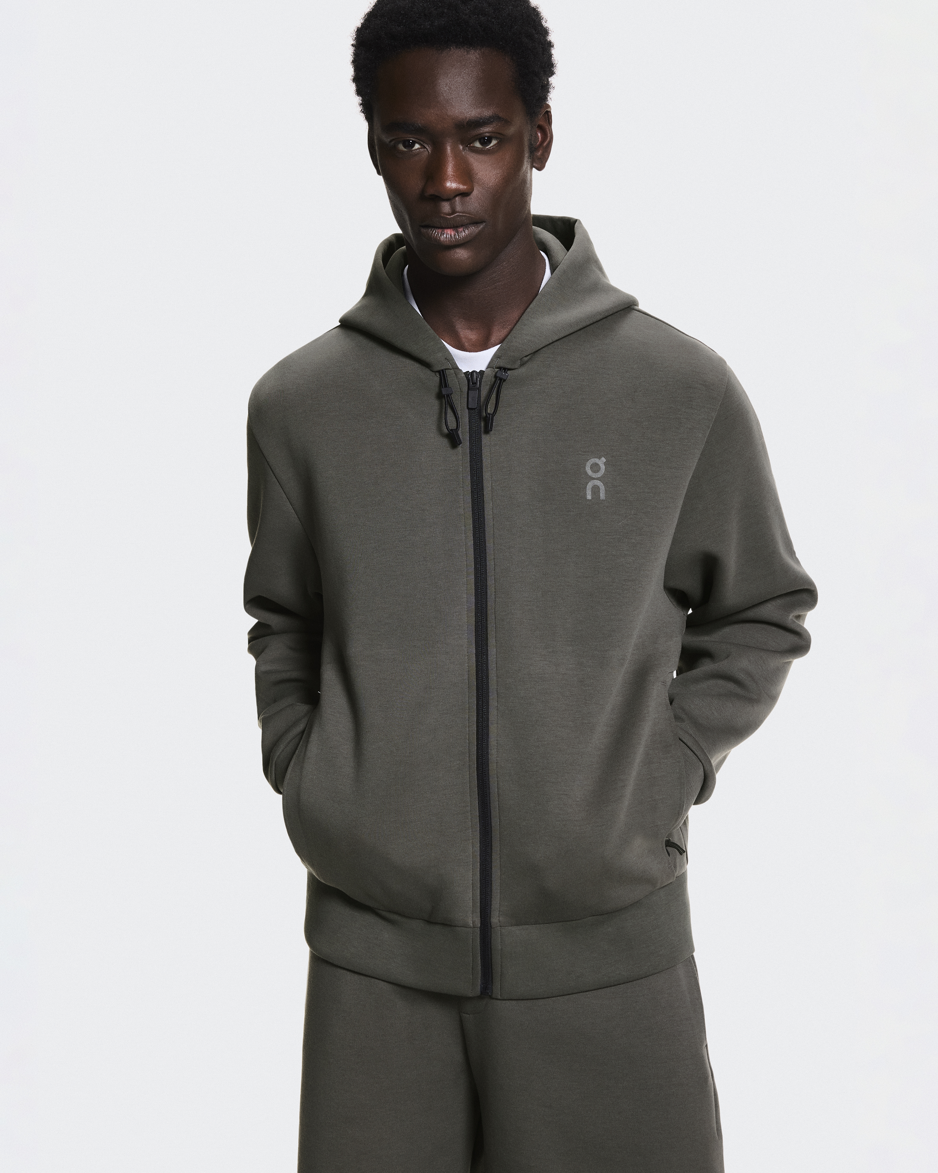 Men's Focus Tech Zip Hoodie | Grey | On France
