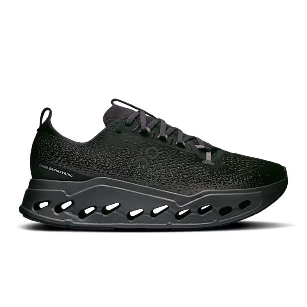Cloudsurfer Max Wide Road Running Shoe in Black/Eclipse