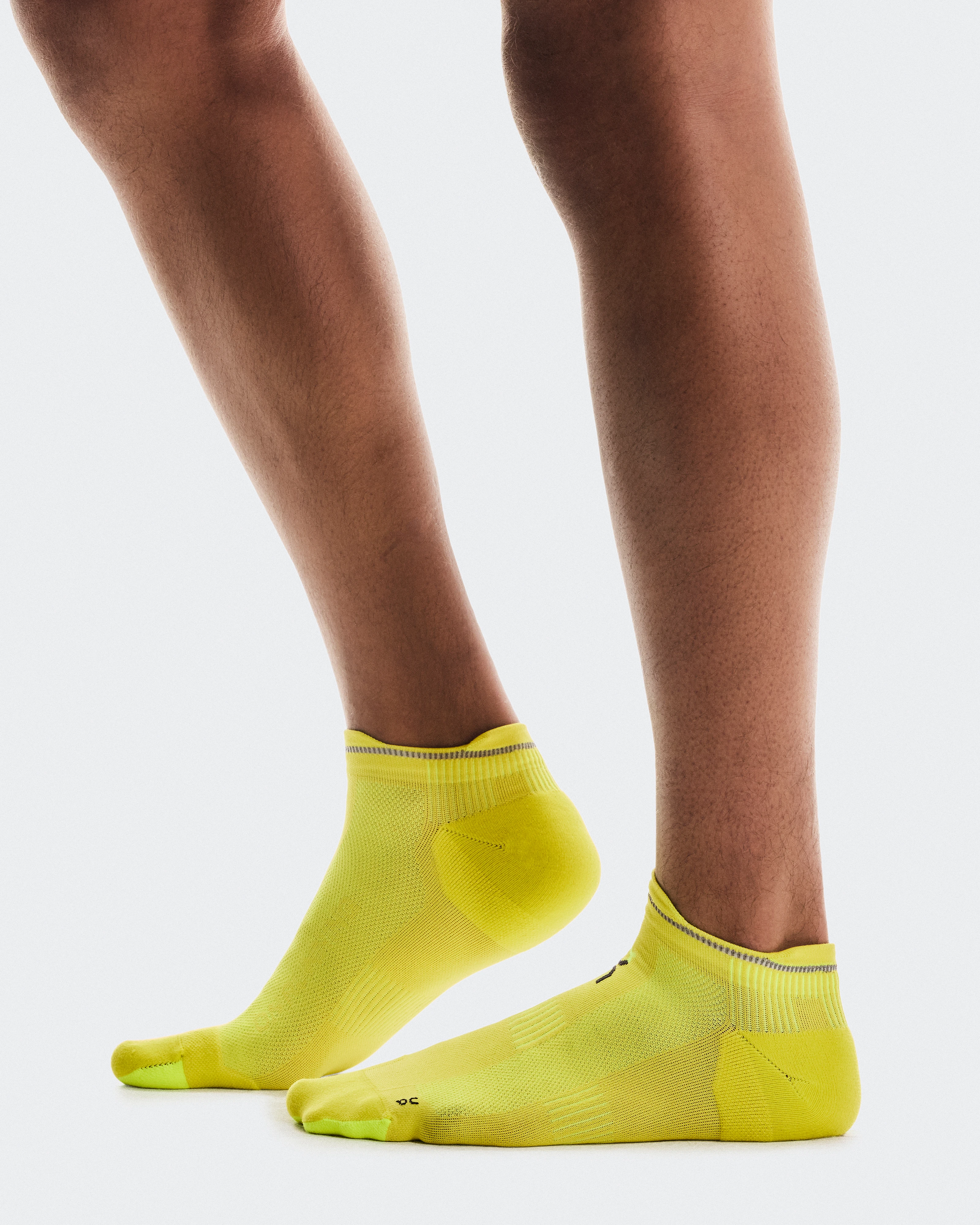 On Elite Run Sock Low Lime Unisex Socks
