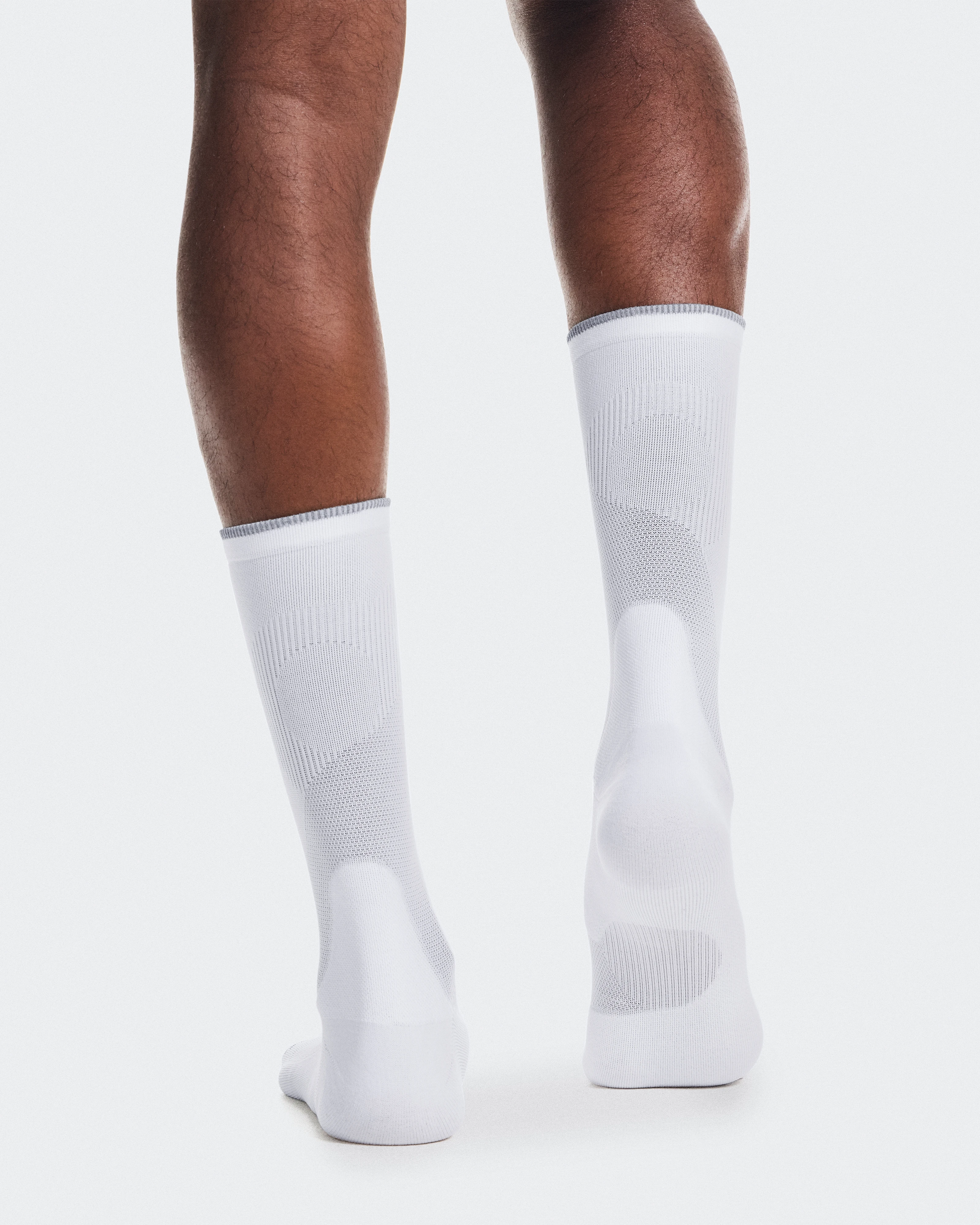 On Elite Run Sock High Hyper White Unisex Socks