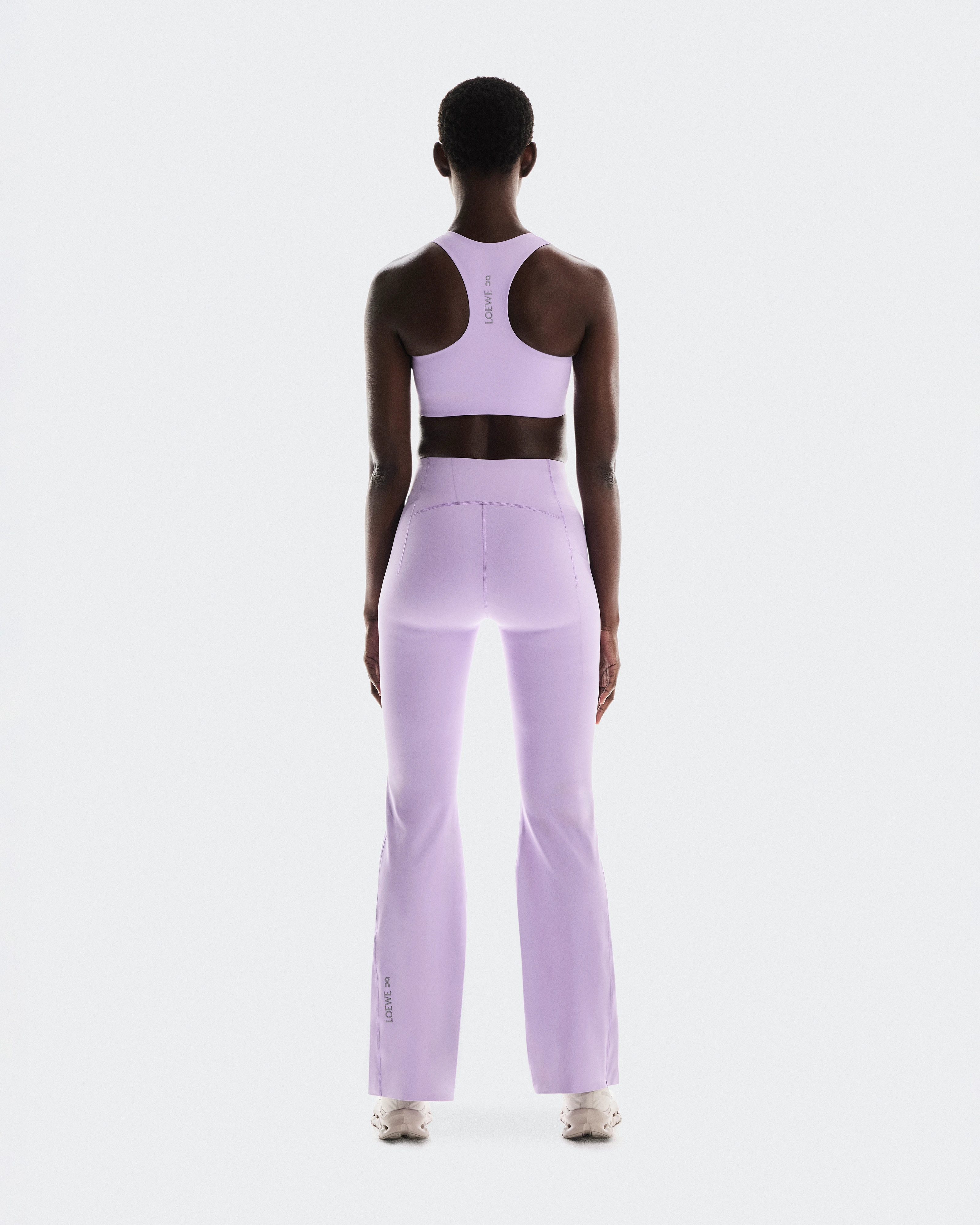 On Soft Bootleg Pants LOEWE Lilac Women Pants