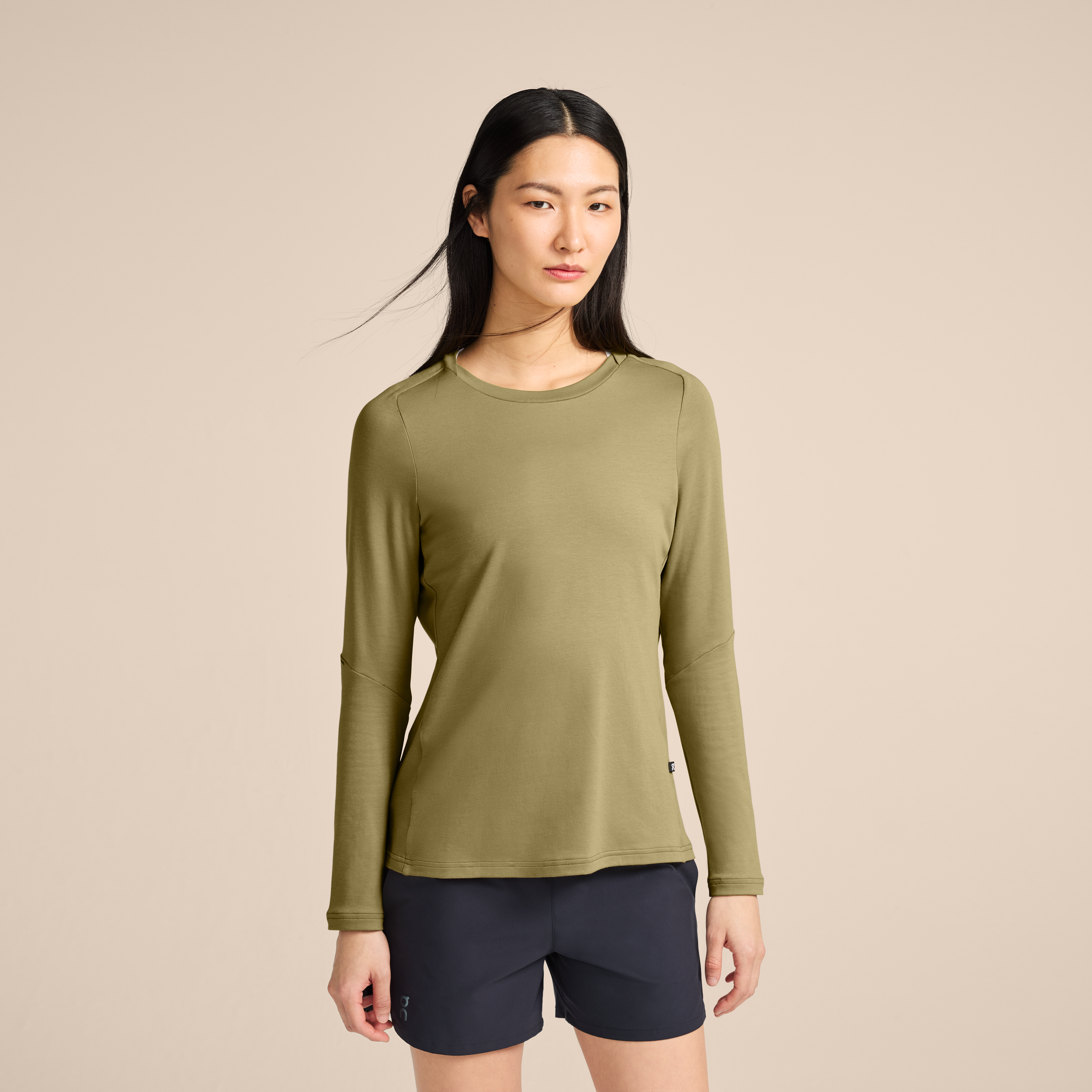 Focus Long-T Long-Sleeve Shirt in Safari
