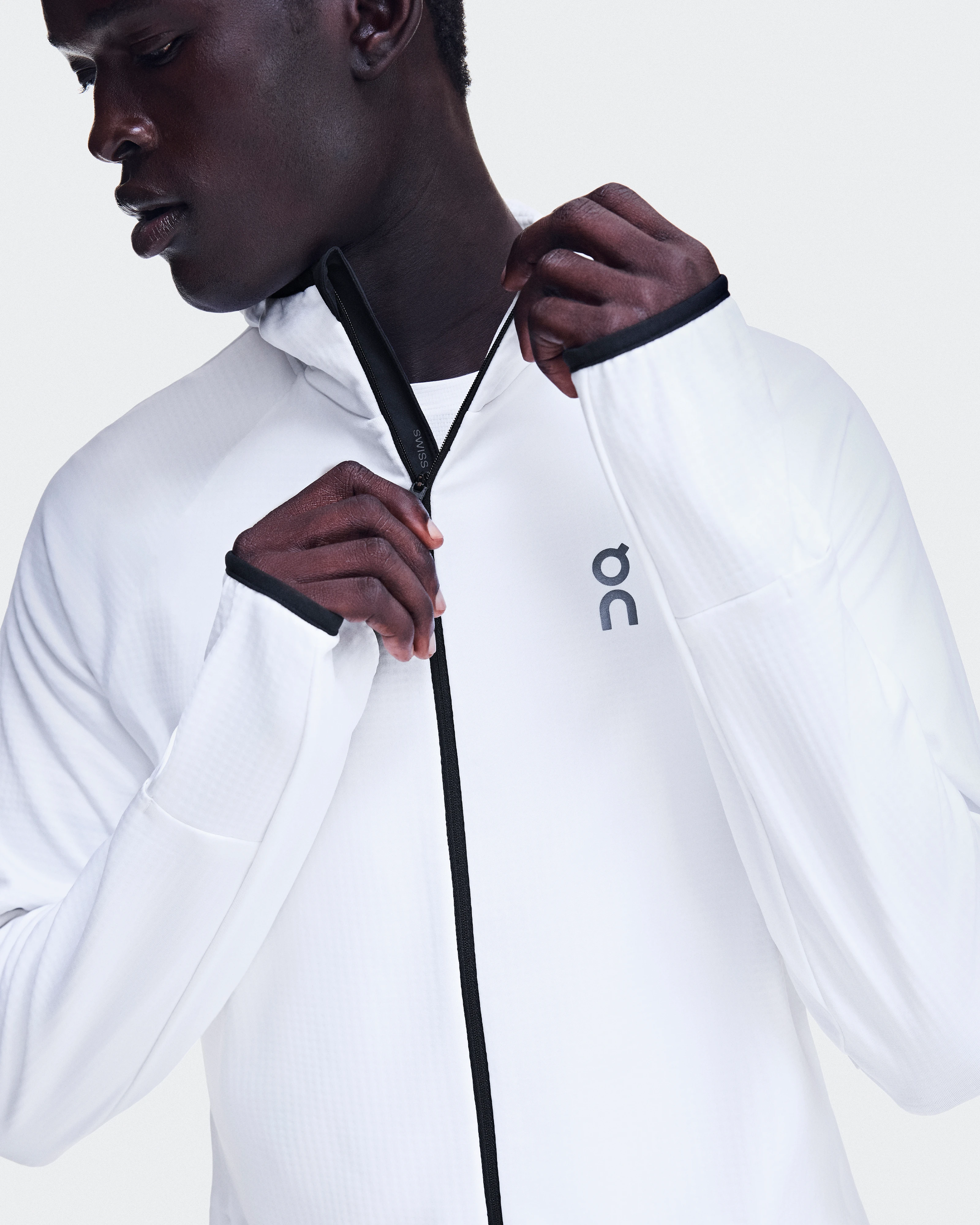 On Climate Zip Hoodie White Men Hoodies and sweatshirts