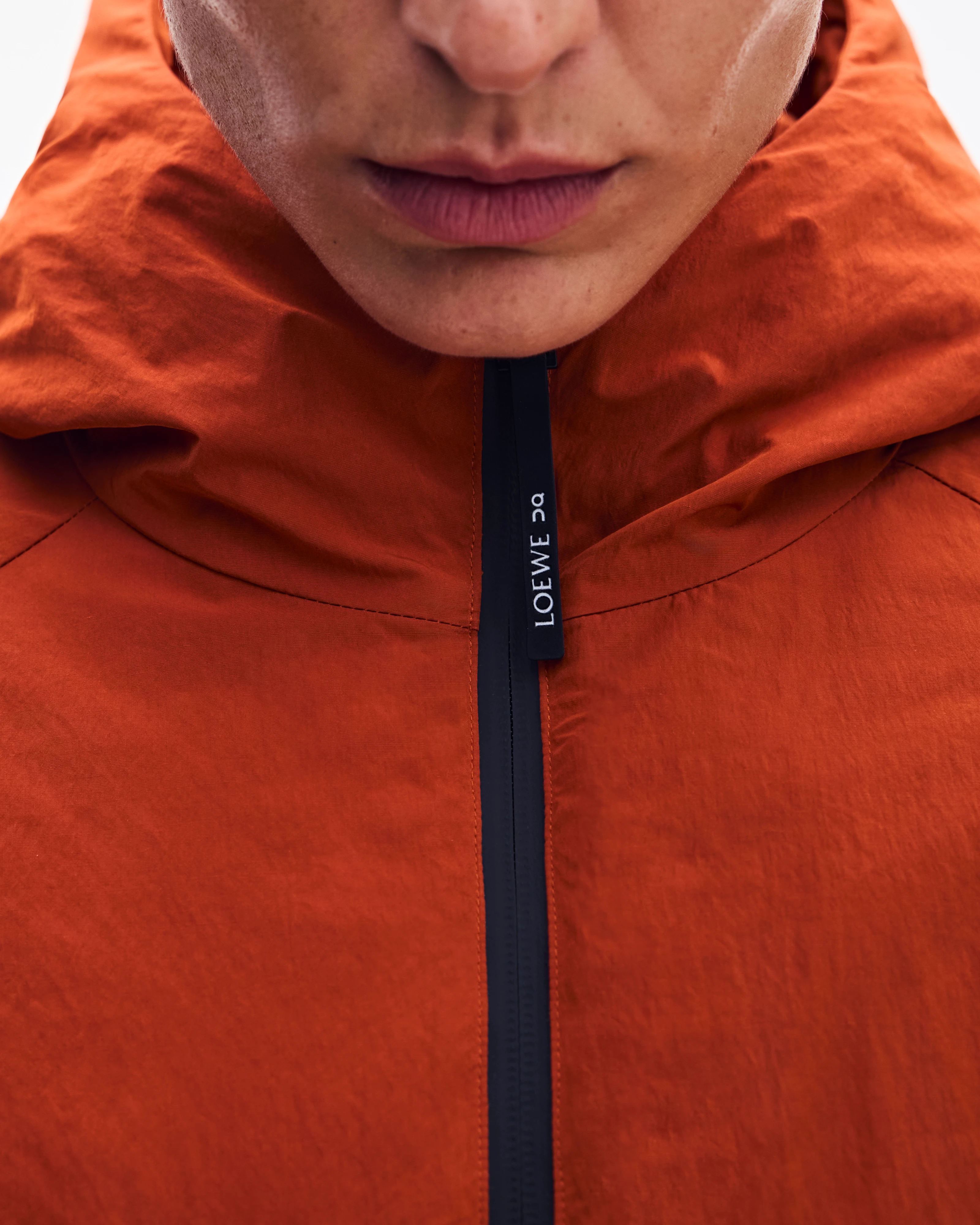 On Cropped Puffer Jacket LOEWE Dark Orange Women