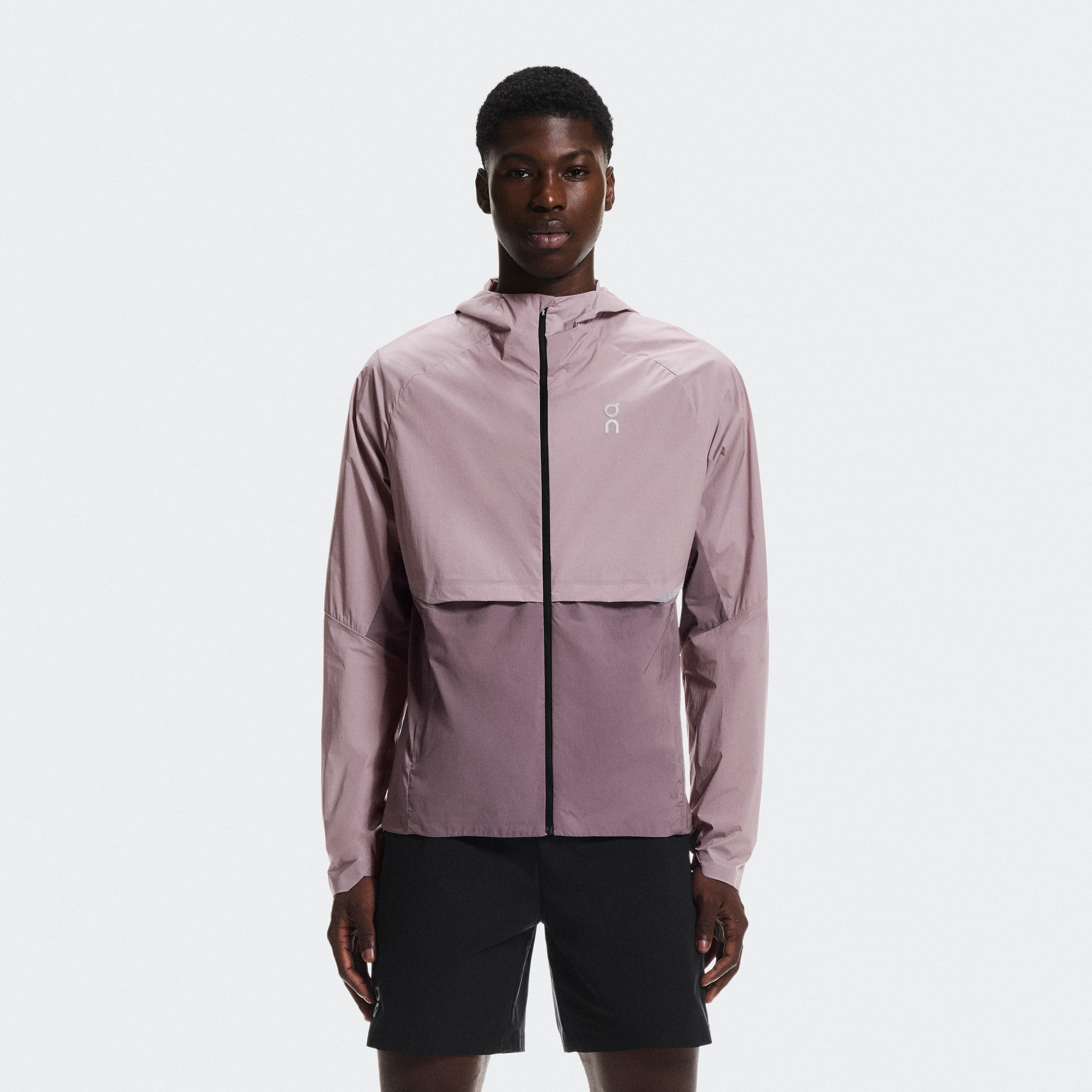 On Core Jacket Blue Beige Men Men – Cold weather running, breathable, packable Jackets