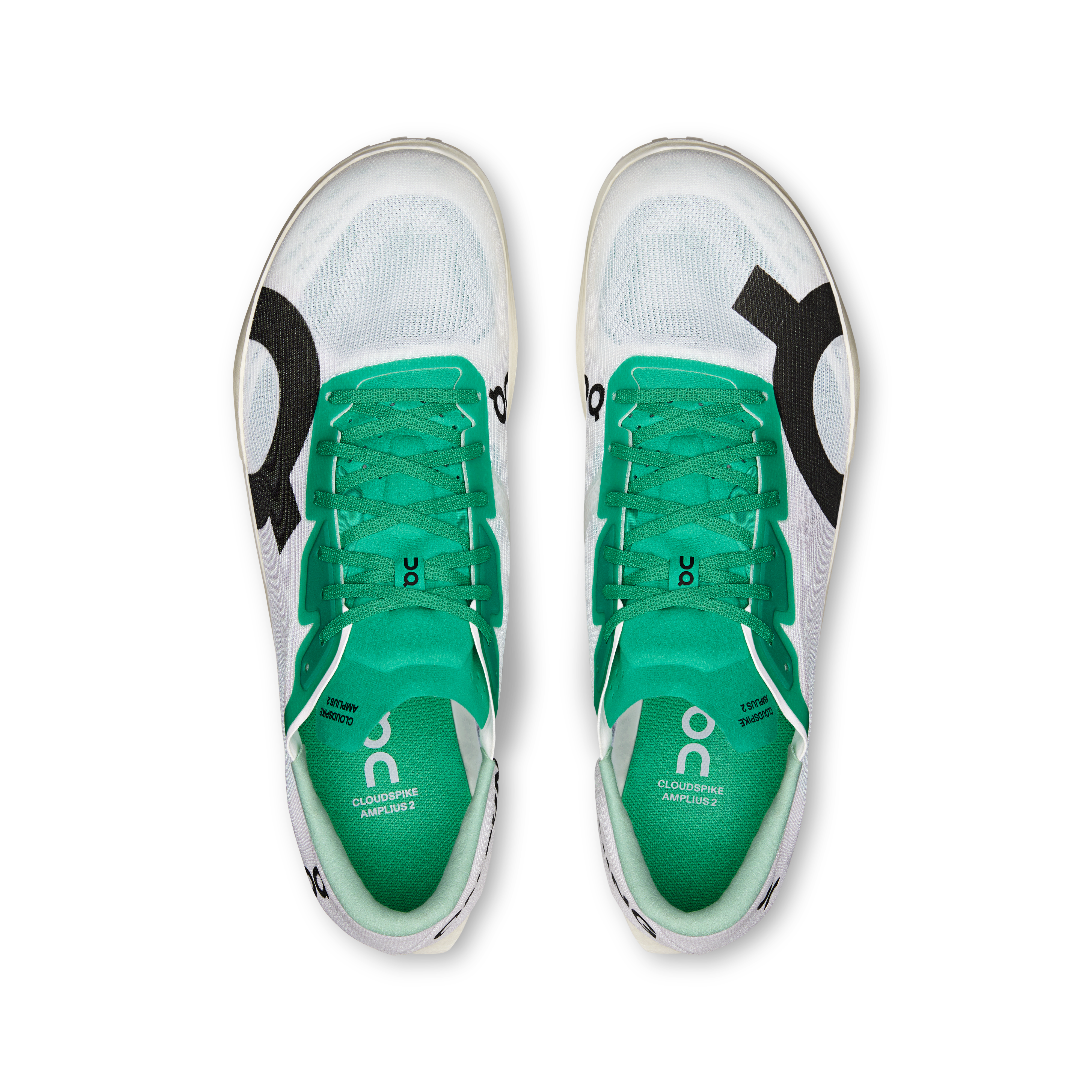 On Cloudspike Amplius 2 Mint & White Men Track Shoes