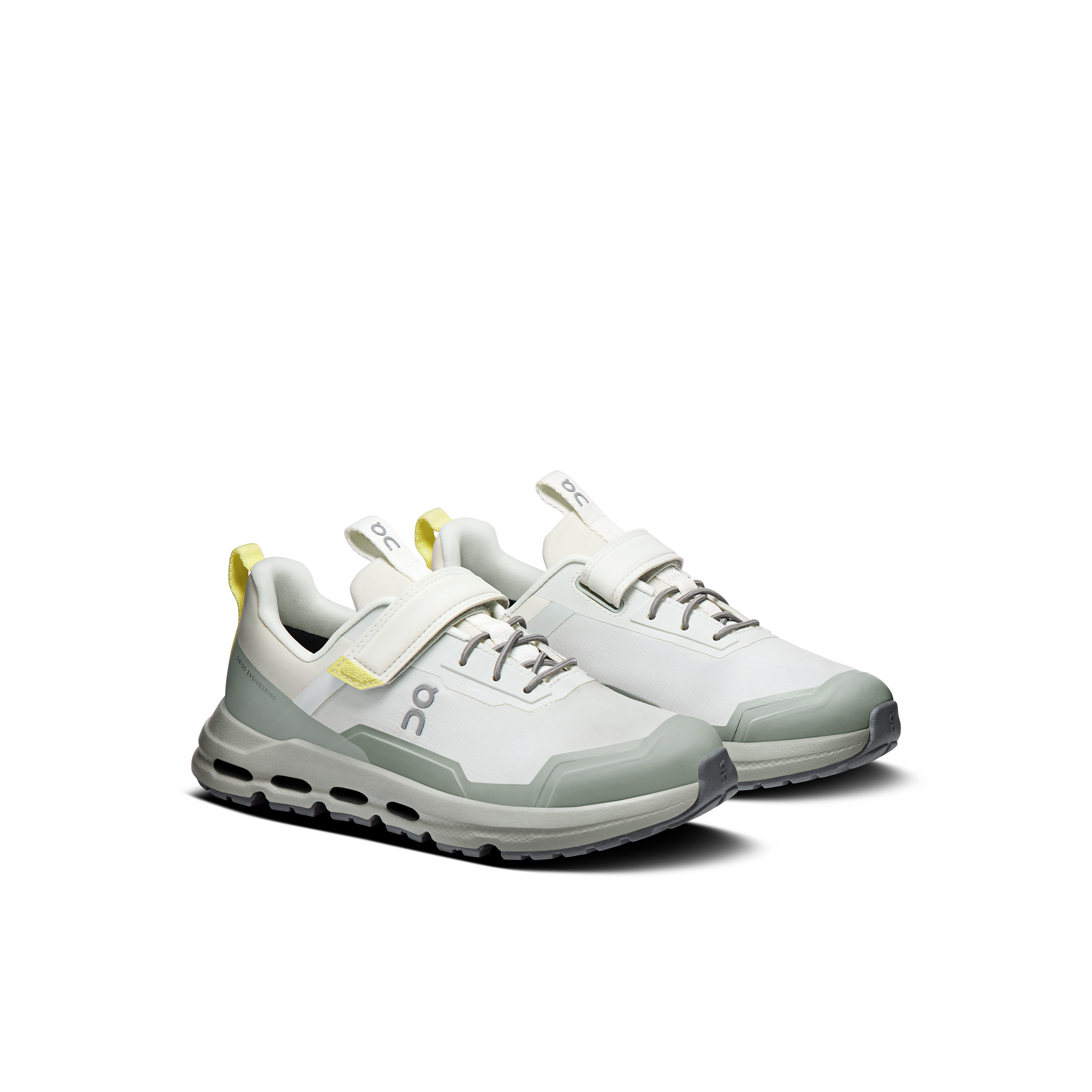 On Cloudhero Waterproof Iceberg & Limelight キッズ デイリー シューズ