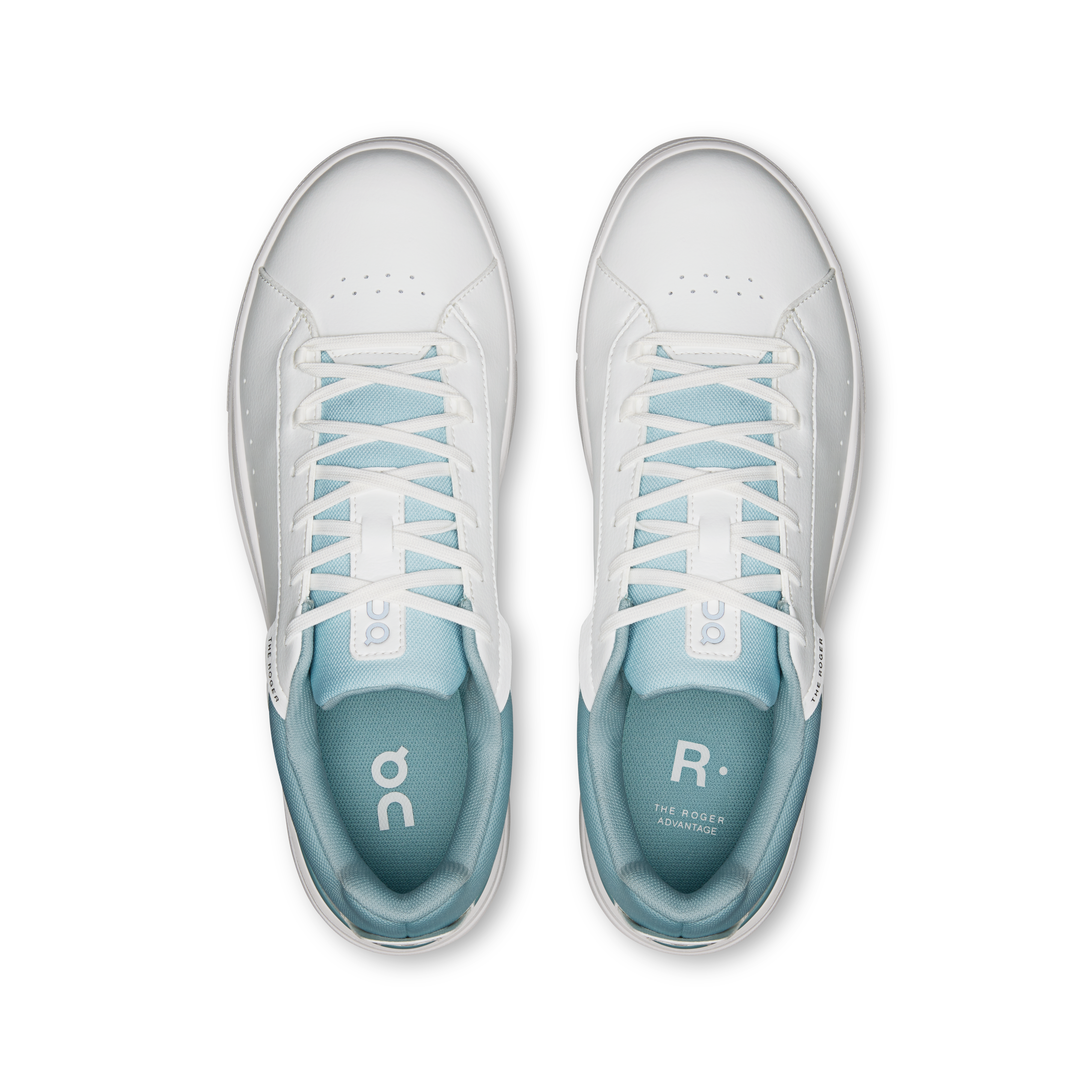 On THE ROGER Advantage White & Wash Men – All-day, tennis-inspired, classic style Shoes