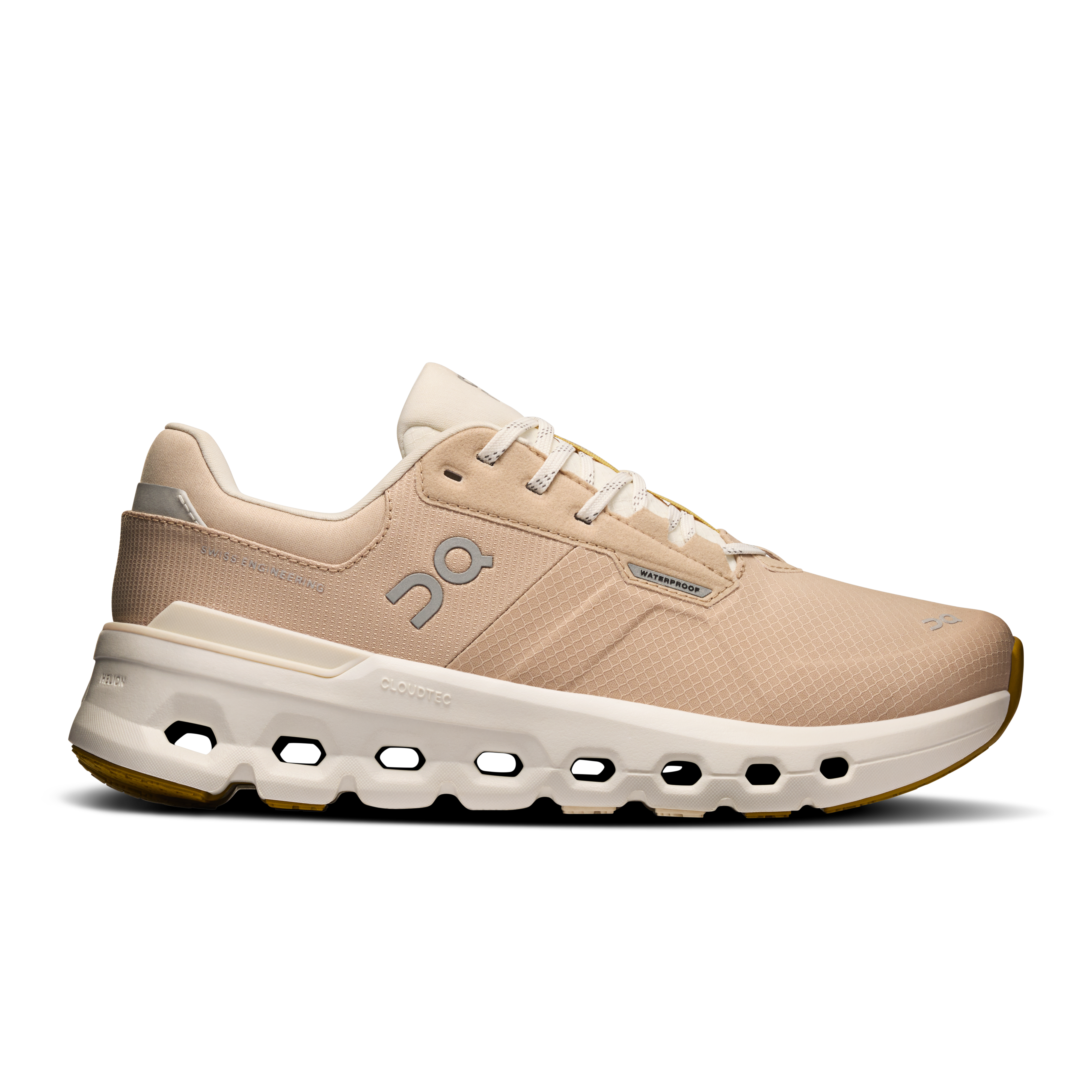On Cloudrunner 2 Waterproof Beige Damen Damen – Strassenlauf, Wasserdicht, Helion™ Superfoam Schuhe