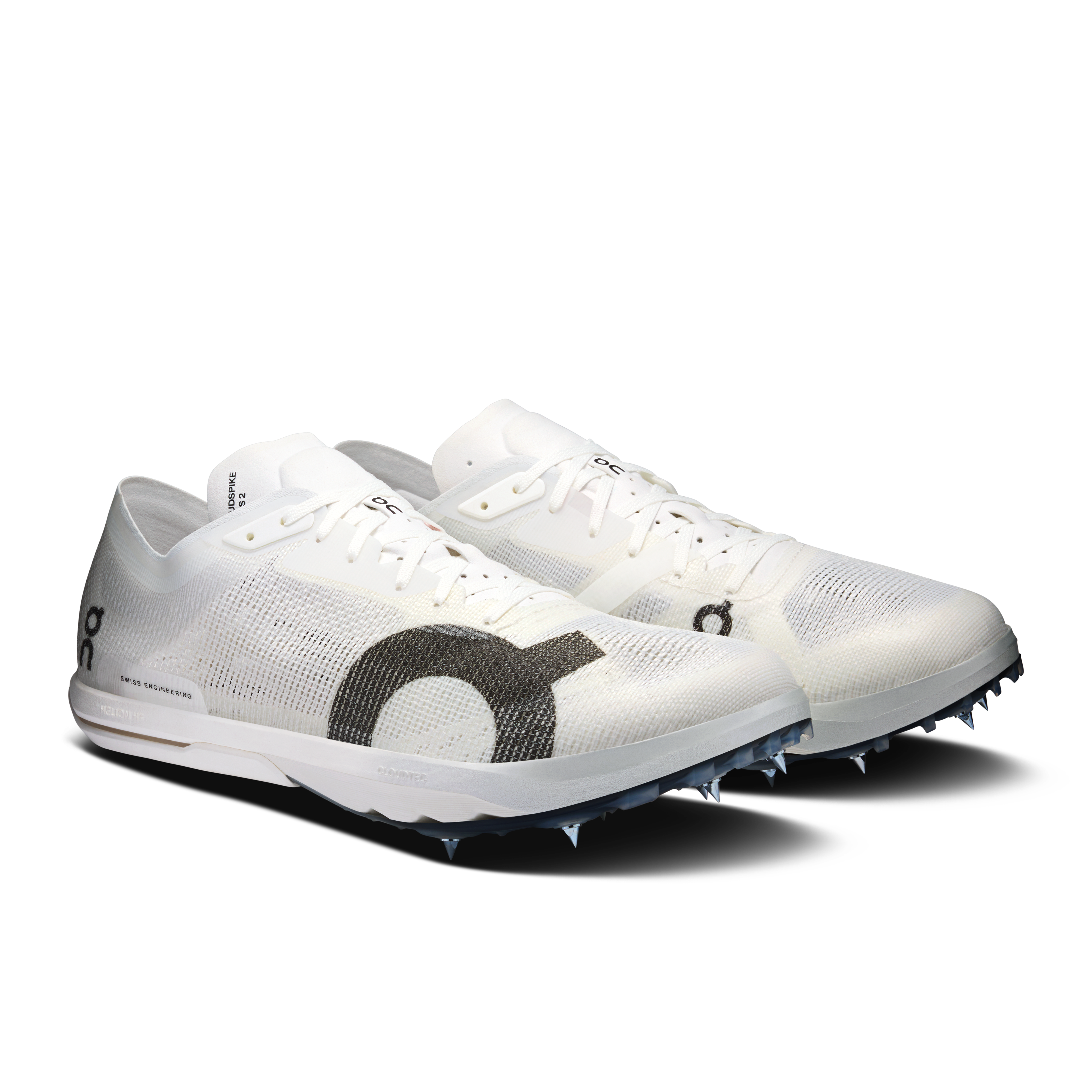 On Cloudspike Citius 2 White & Frost Uomo Pista Scarpe