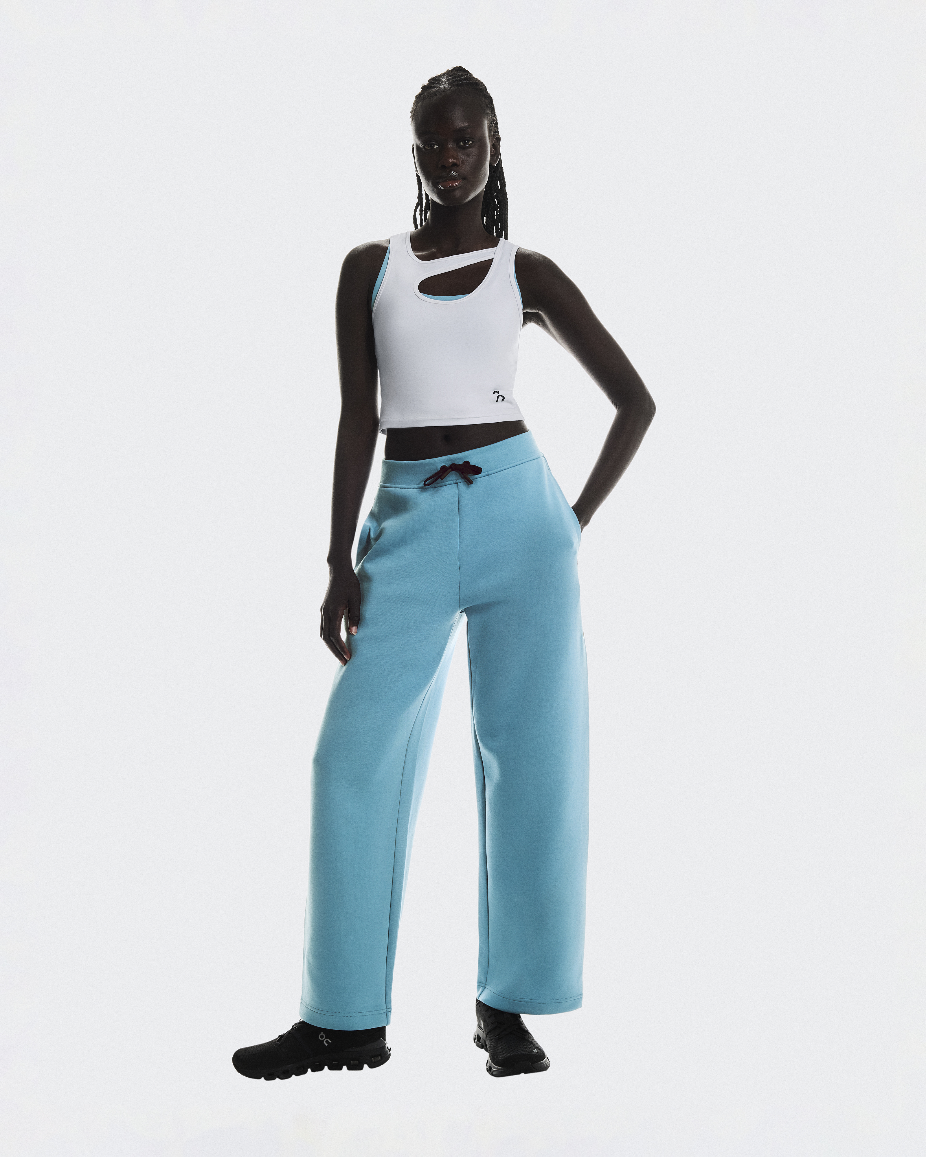 【HI FI FNK】New Curved Sweatpants Women's Focus Tech Sweatpants | Blue | On Sweden